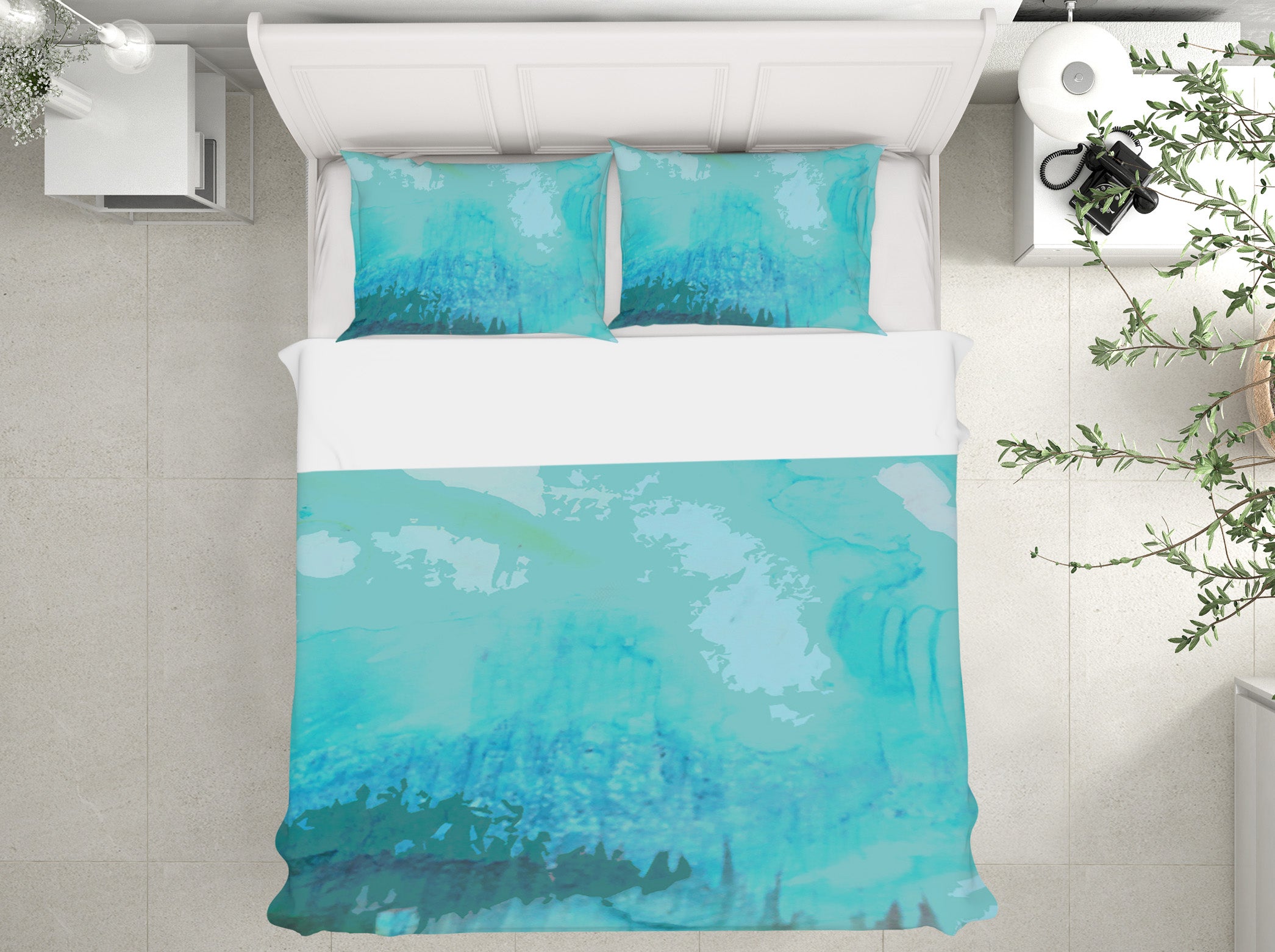 3D Blue Calm 70025 Shandra Smith Bedding Bed Pillowcases Quilt