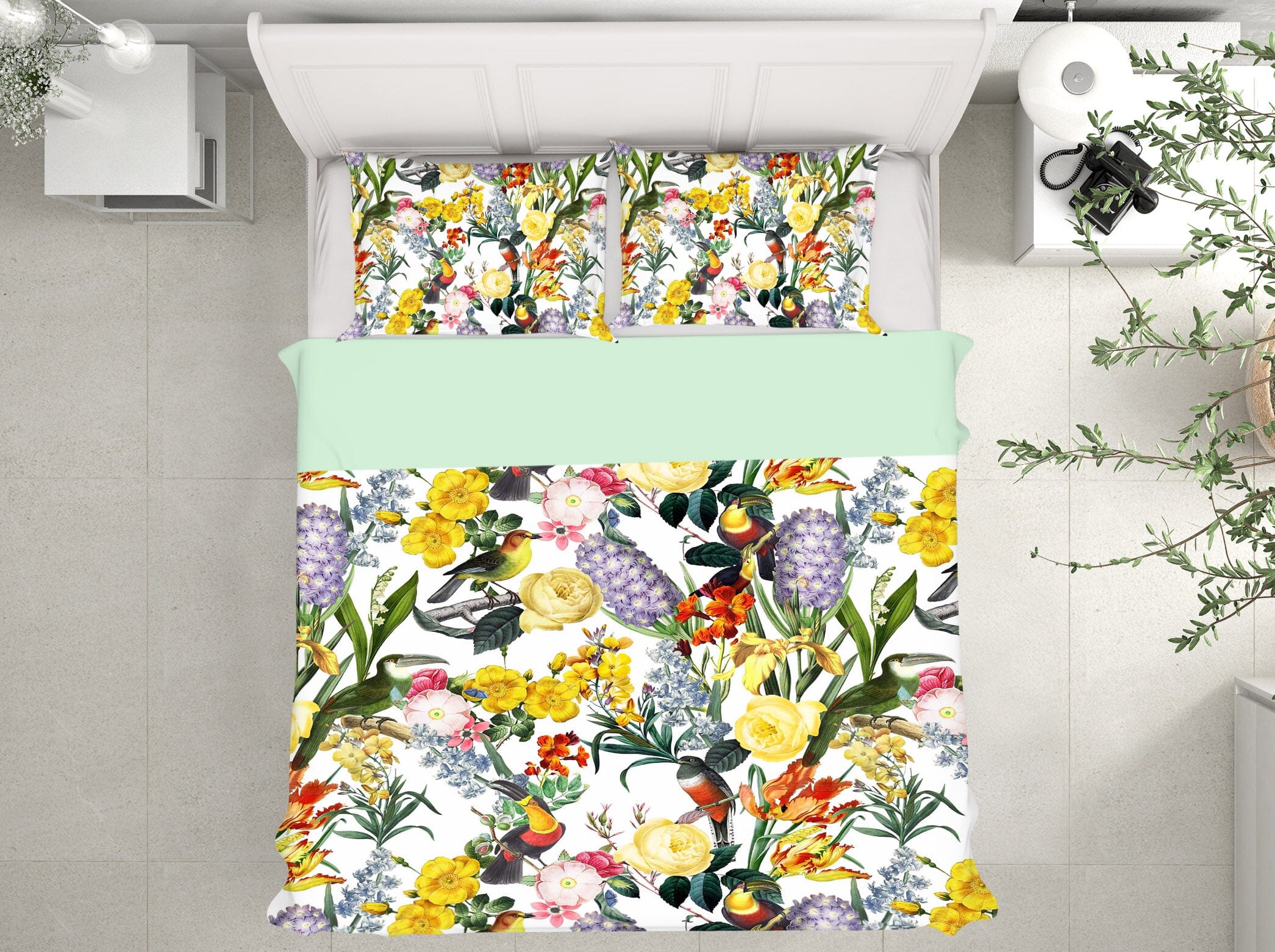 3D Fragrant Colored Flowers 146 Uta Naumann Bedding Bed Pillowcases Quilt Quiet Covers AJ Creativity Home 