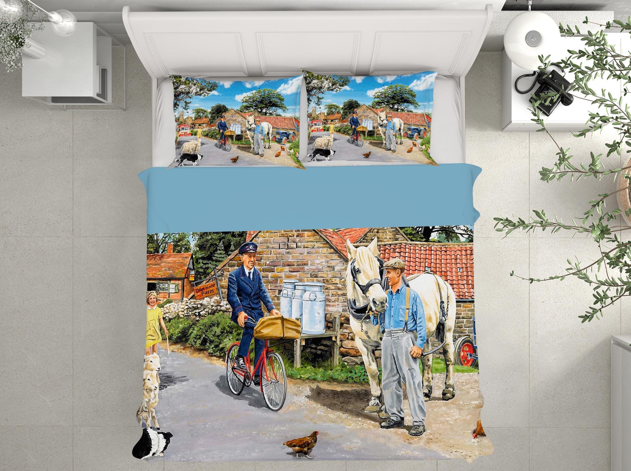 3D Post For The Farm 2047 Trevor Mitchell bedding Bed Pillowcases Quilt Quiet Covers AJ Creativity Home 