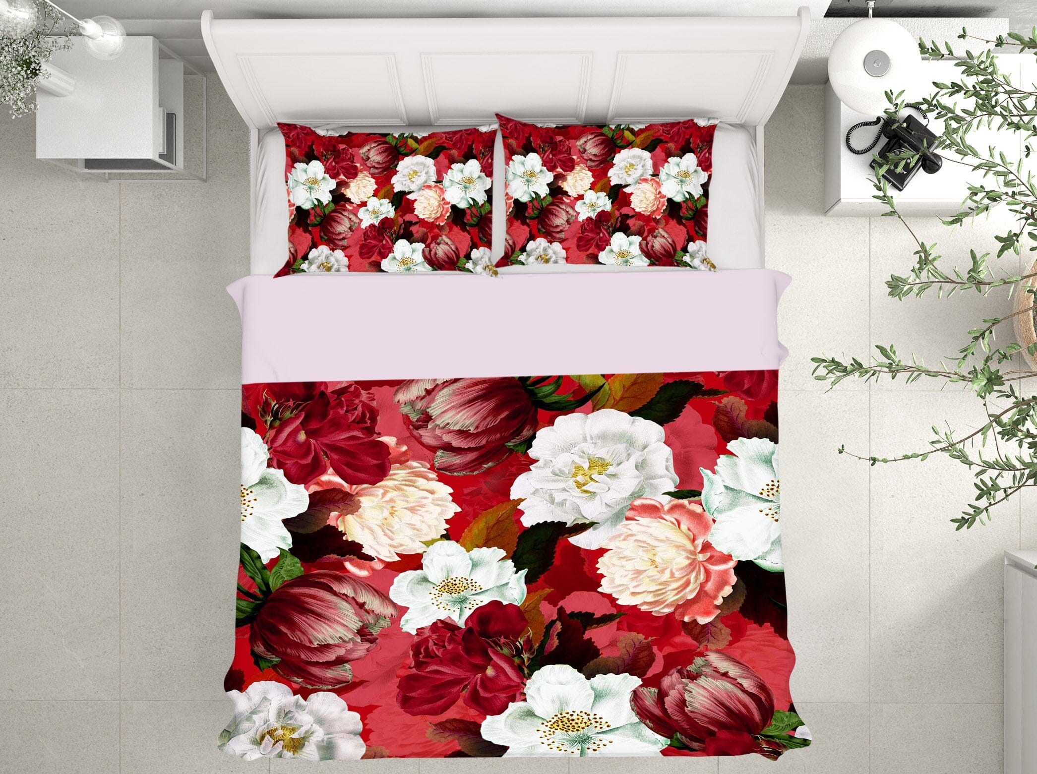3D White Flower Bloom 164 Uta Naumann Bedding Bed Pillowcases Quilt Quiet Covers AJ Creativity Home 