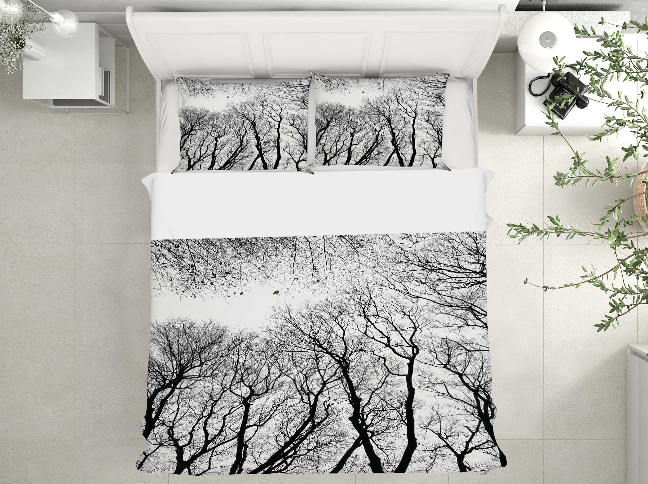 3D Branches 16100 Bed Pillowcases Quilt