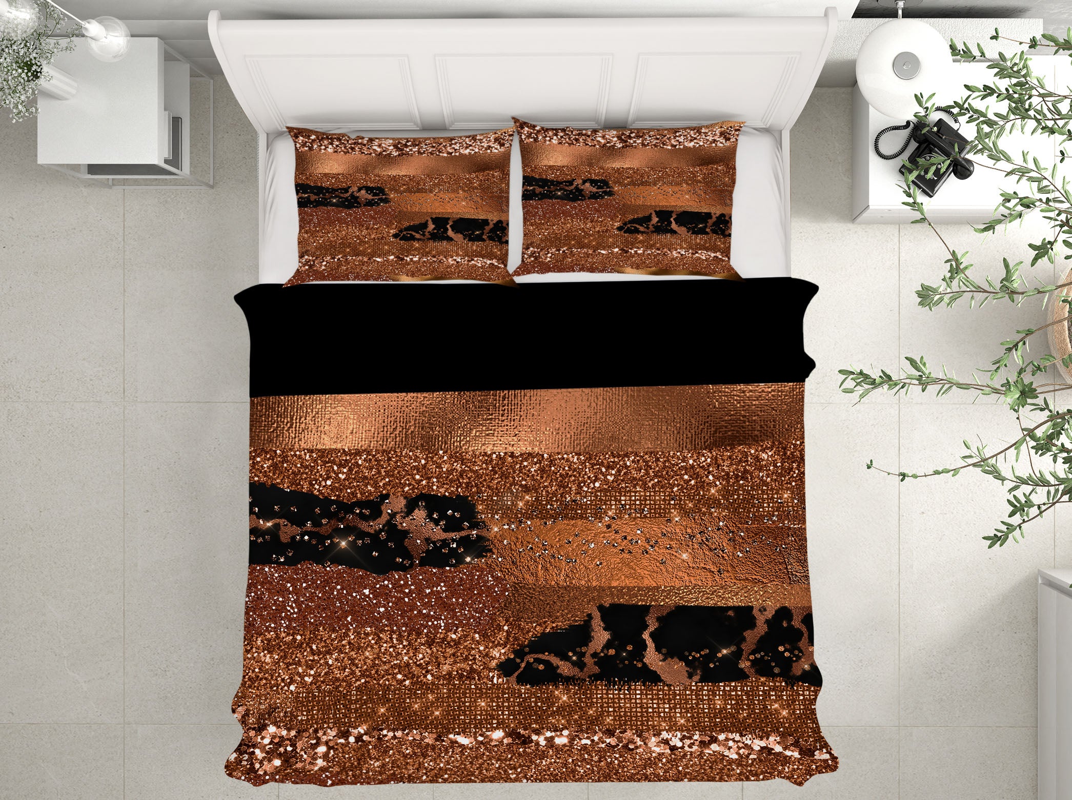 3D Brown Pattern 18144 Uta Naumann Bedding Bed Pillowcases Quilt