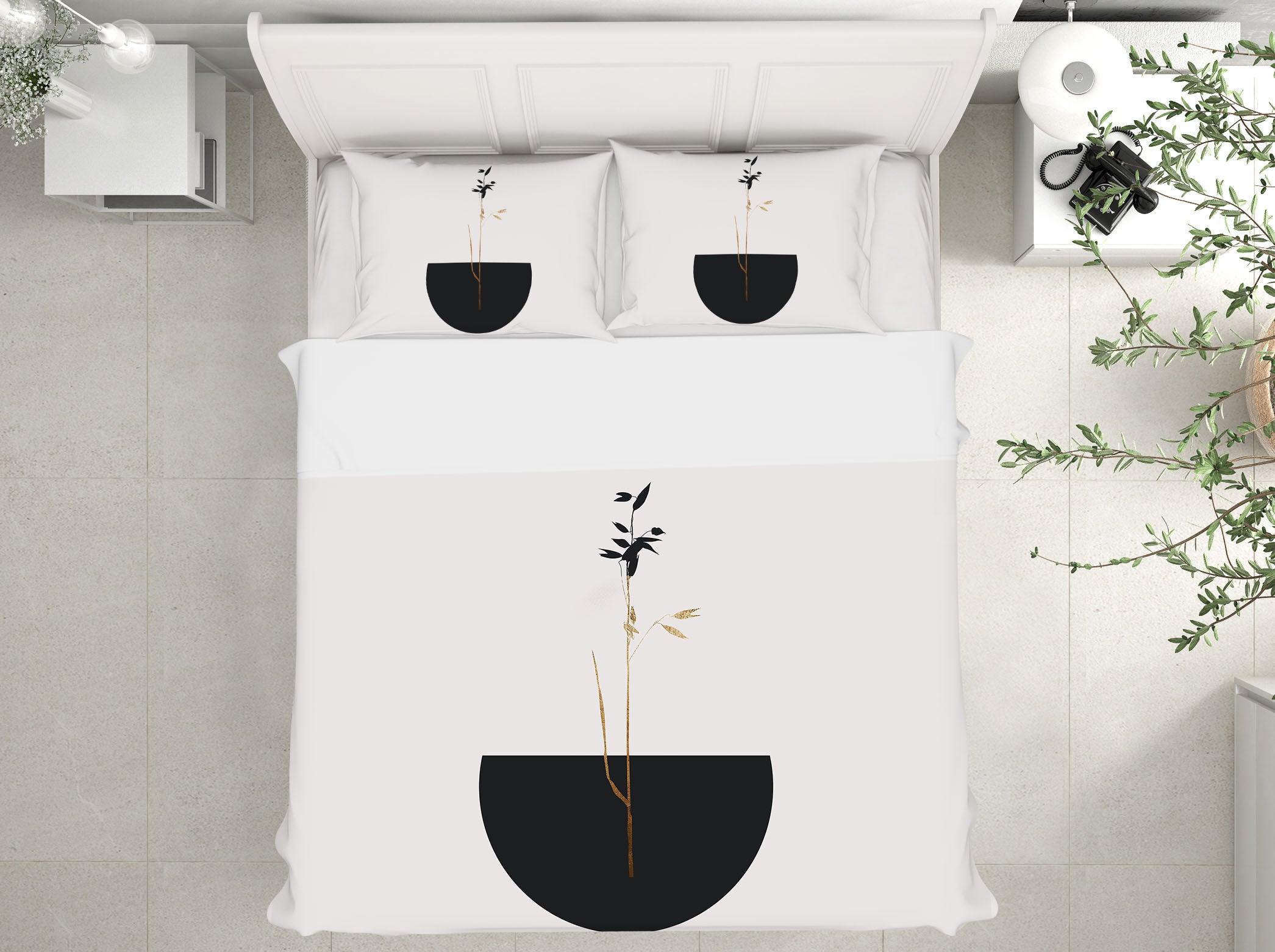 3D Semicircular Tree 196 Boris Draschoff Bedding Bed Pillowcases Quilt