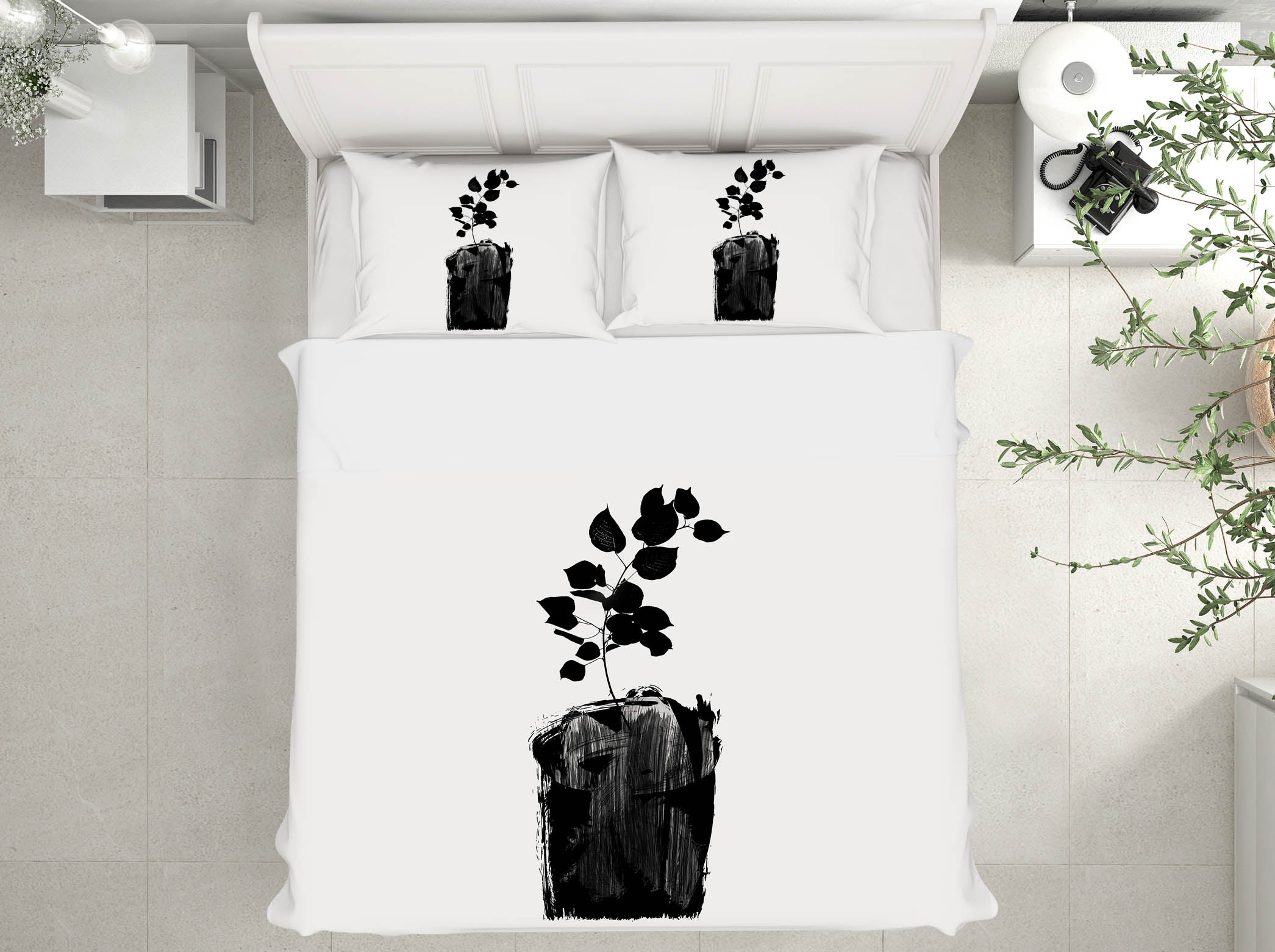 3D Graffiti Leaves 206 Boris Draschoff Bedding Bed Pillowcases Quilt
