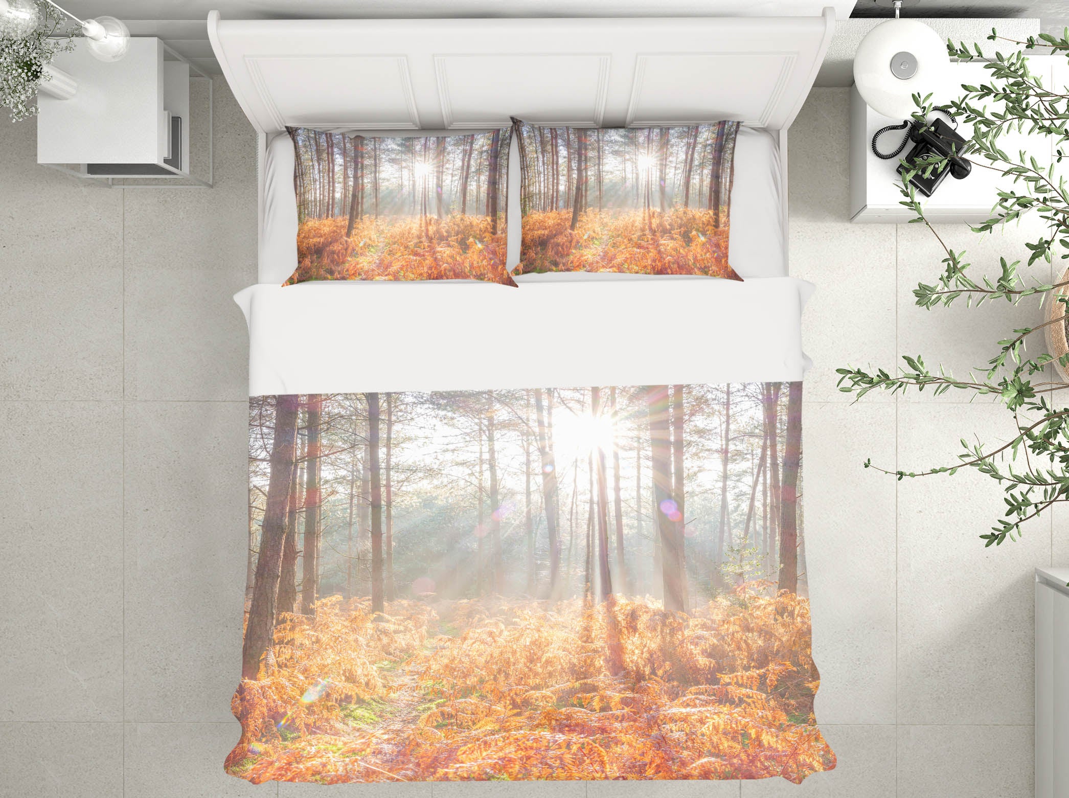 3D Sunlight Trees 7163 Assaf Frank Bedding Bed Pillowcases Quilt Cover Duvet Cover