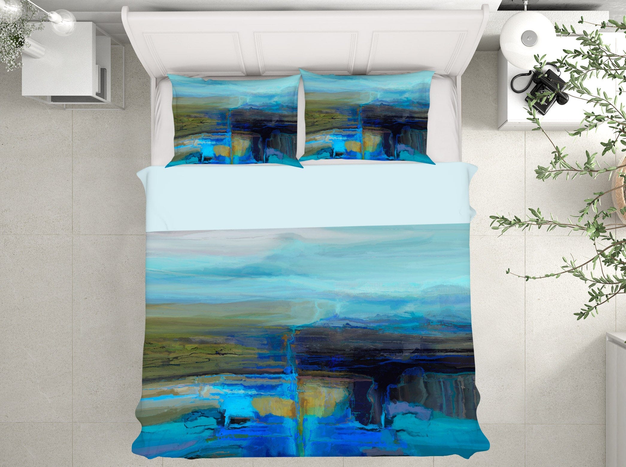3D Night Lake 2125 Michael Tienhaara Bedding Bed Pillowcases Quilt Quiet Covers AJ Creativity Home 