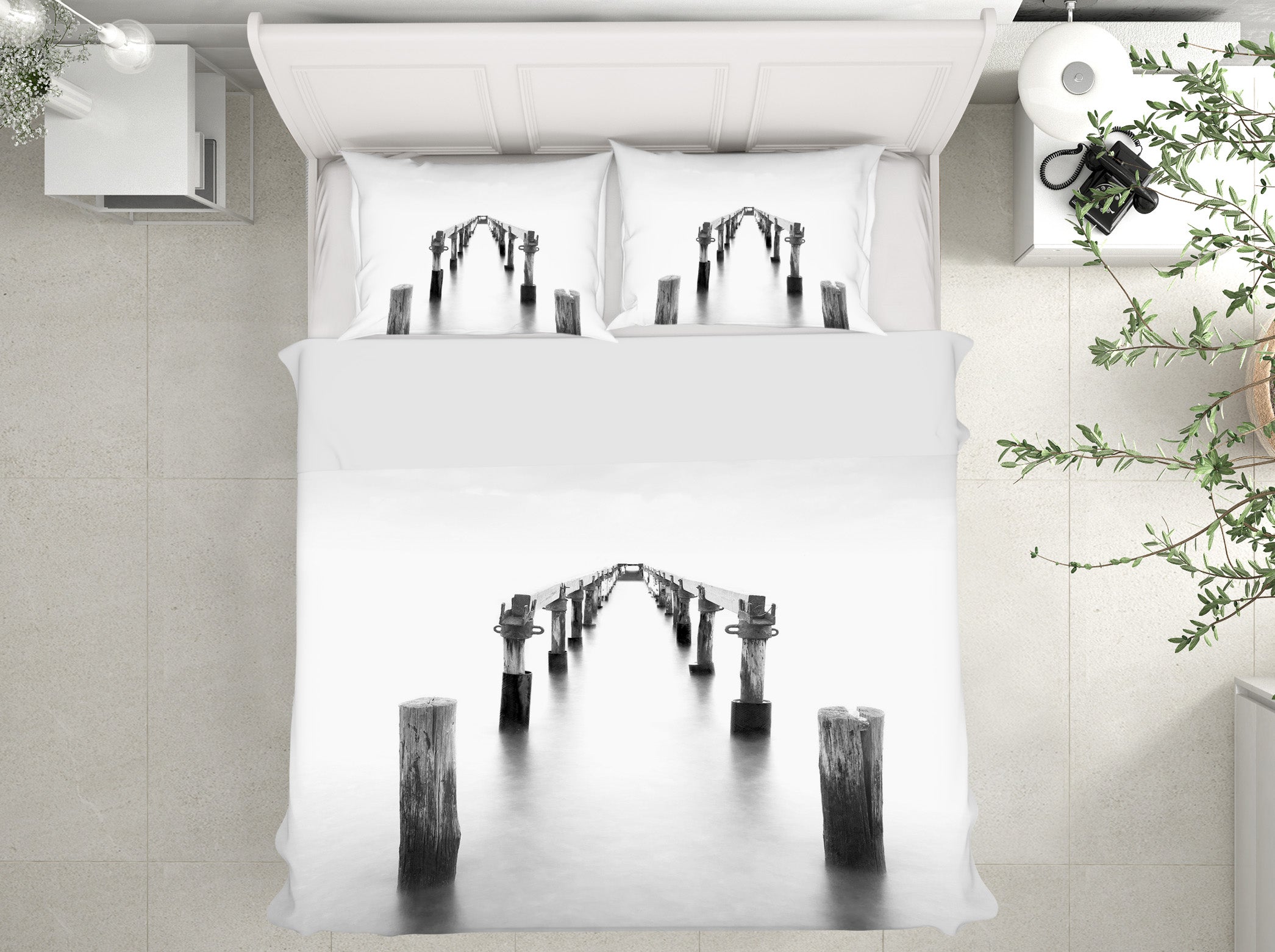 3D Infinity Pier 036 Marco Carmassi Bedding Bed Pillowcases Quilt