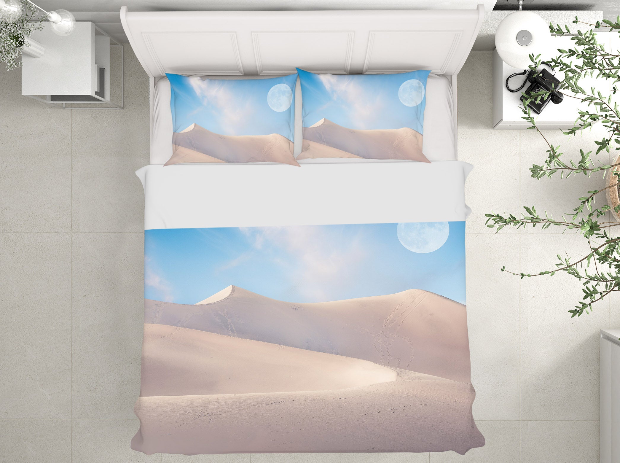 3D White Desert 147 Marco Carmassi Bedding Bed Pillowcases Quilt