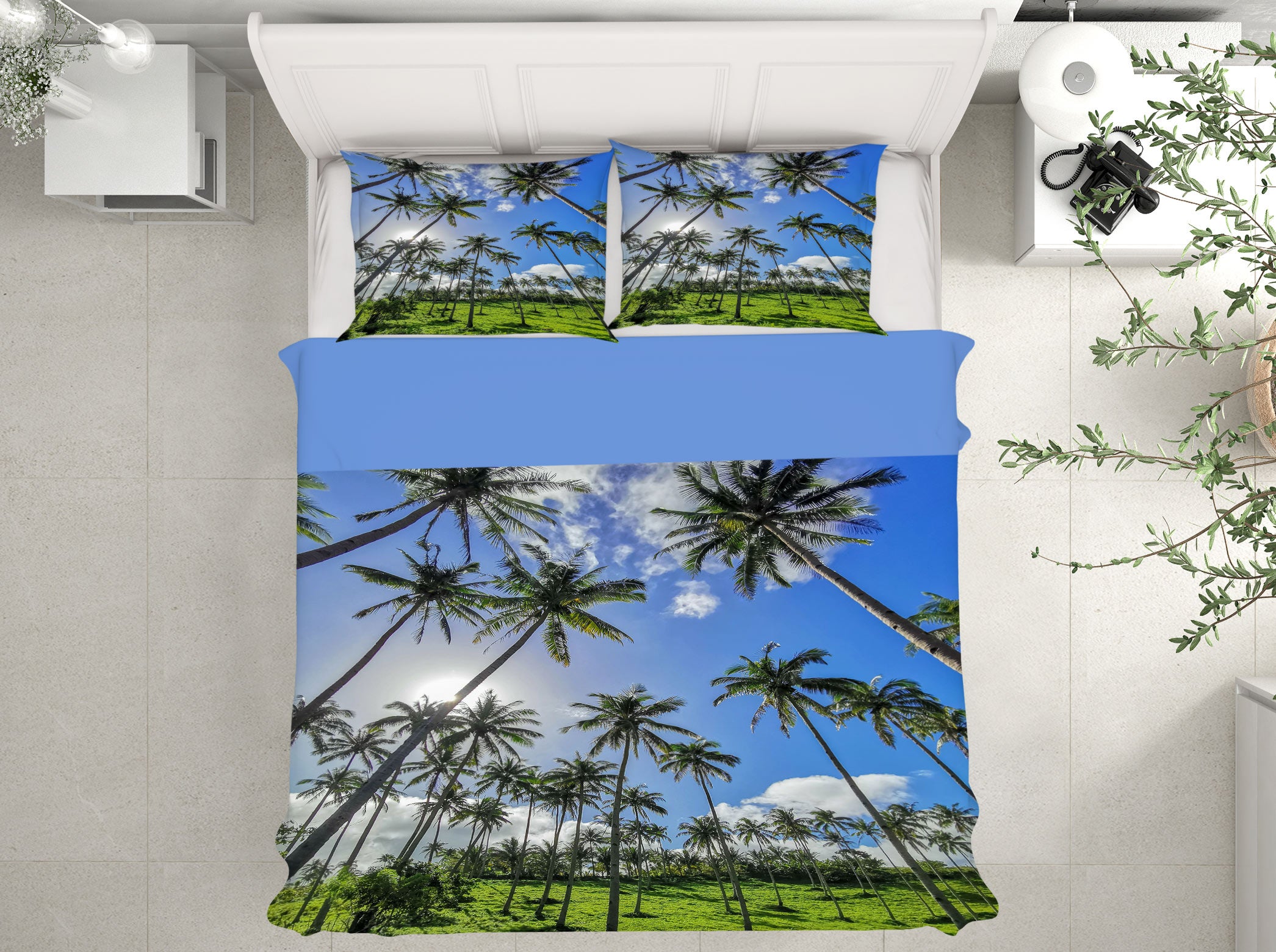 3D Coconut Grove 16162 Bed Pillowcases Quilt