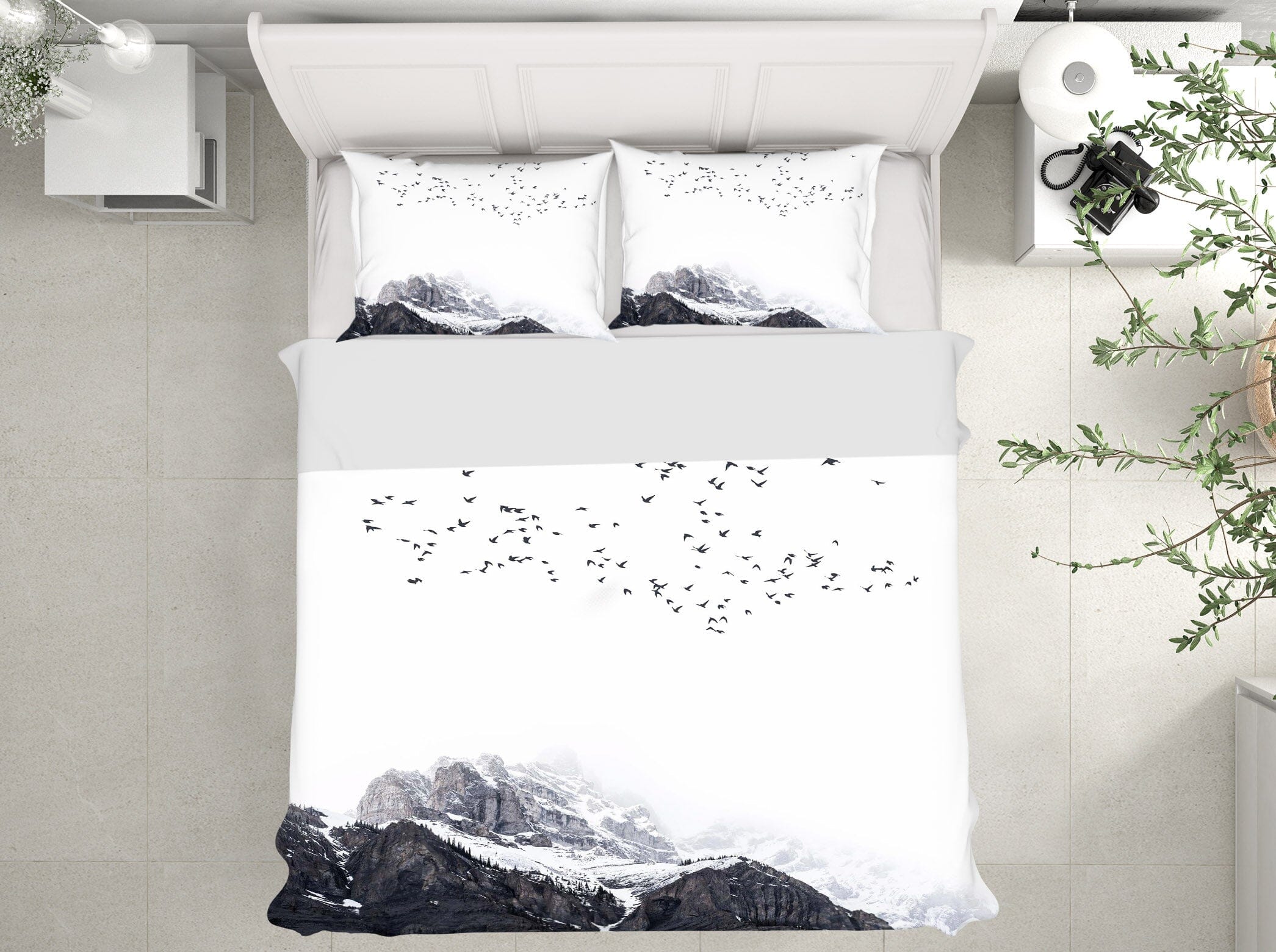 3D The Mountain 2120 Boris Draschoff Bedding Bed Pillowcases Quilt Quiet Covers AJ Creativity Home 