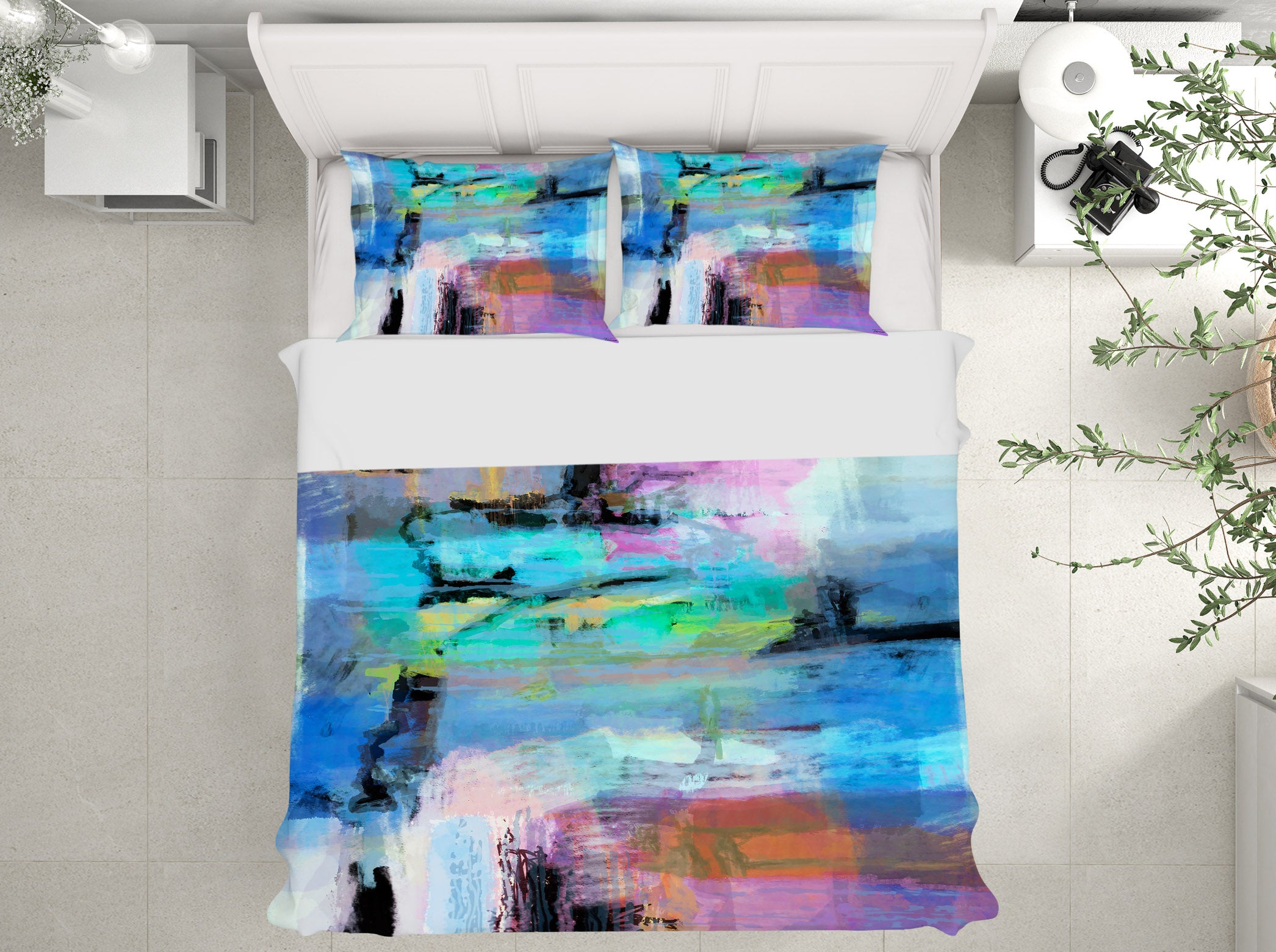 3D Gradient Color Painting 1019 Michael Tienhaara Bedding Bed Pillowcases Quilt