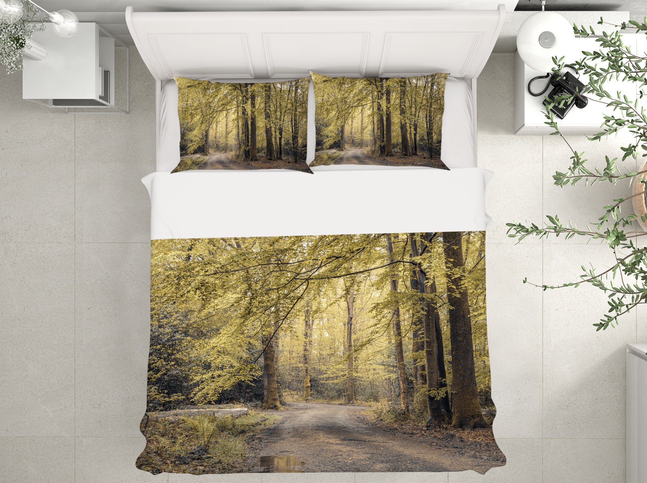 3D Green Forest 7192 Assaf Frank Bedding Bed Pillowcases Quilt Cover Duvet Cover