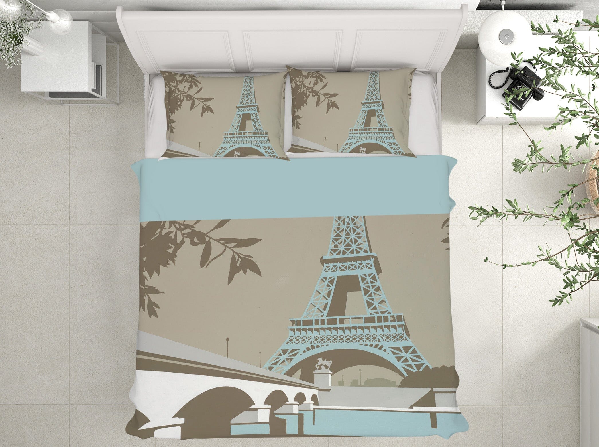 3D Paris 2036 Steve Read Bedding Bed Pillowcases Quilt Quiet Covers AJ Creativity Home 