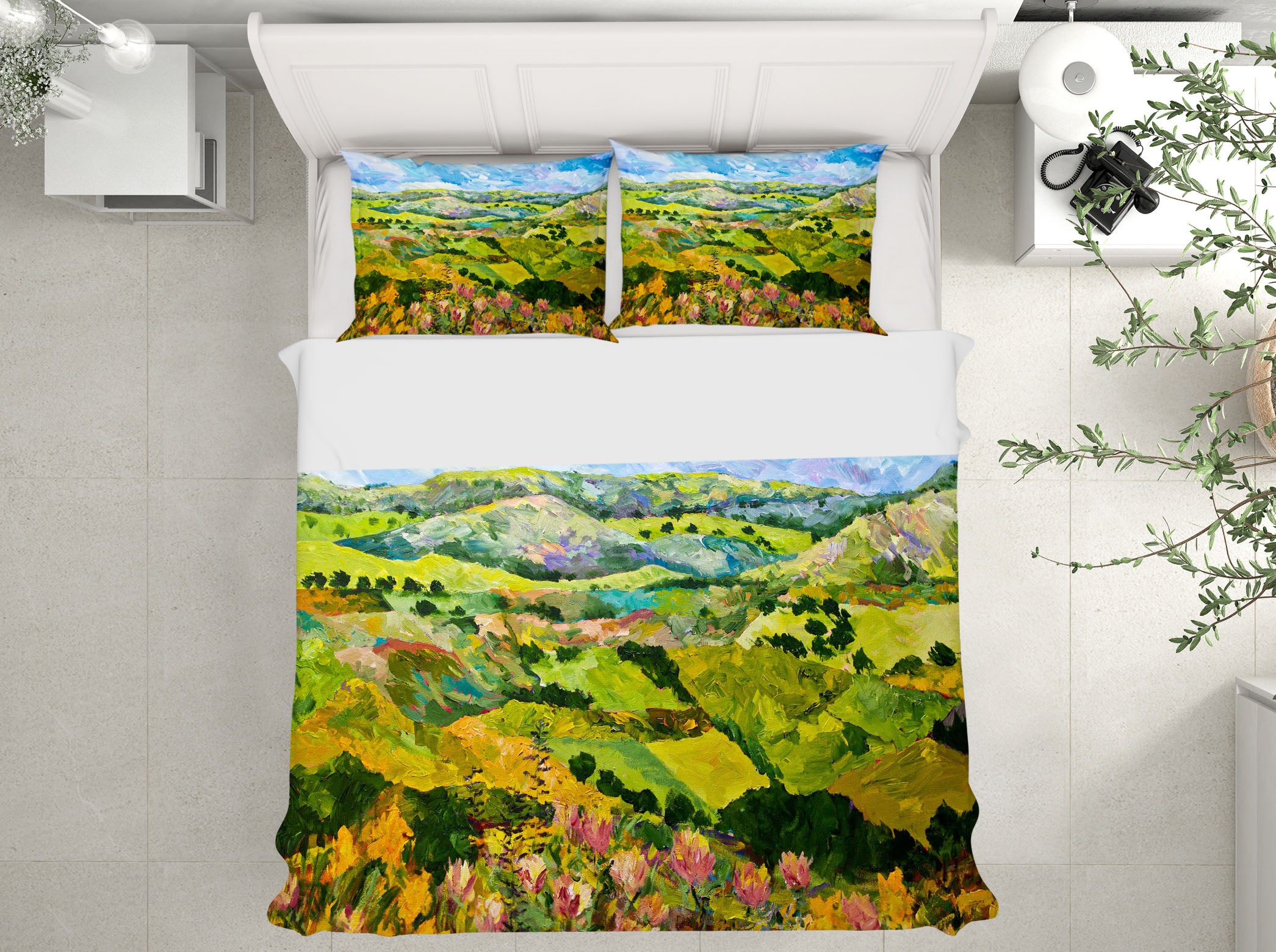 3D Plant Flowers 1066 Allan P. Friedlander Bedding Bed Pillowcases Quilt