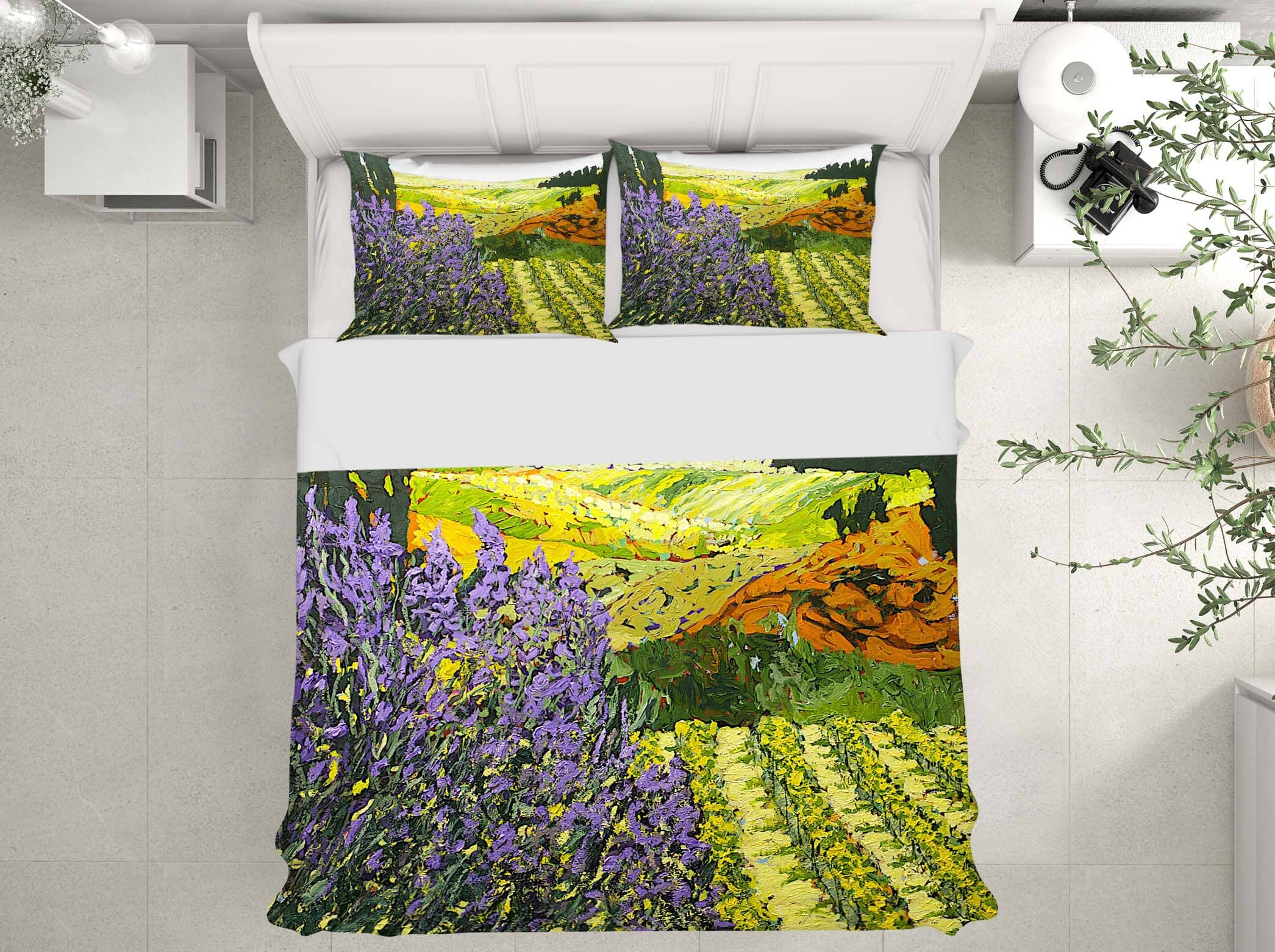 3D Lavender Field 2119 Allan P. Friedlander Bedding Bed Pillowcases Quilt Quiet Covers AJ Creativity Home 