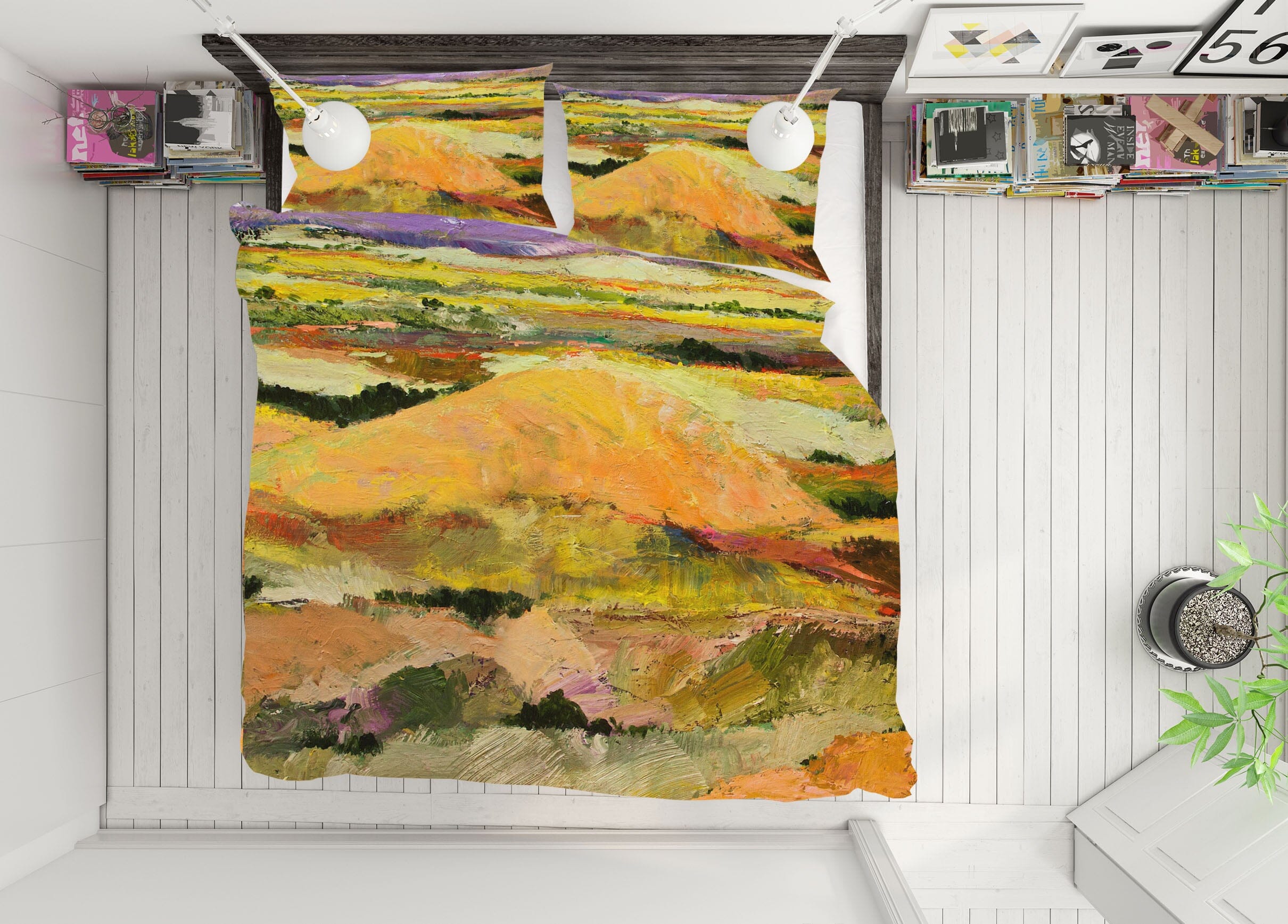 3D Painted Valley 110 Allan P. Friedlander Bedding Bed Pillowcases Quilt Quiet Covers AJ Creativity Home 