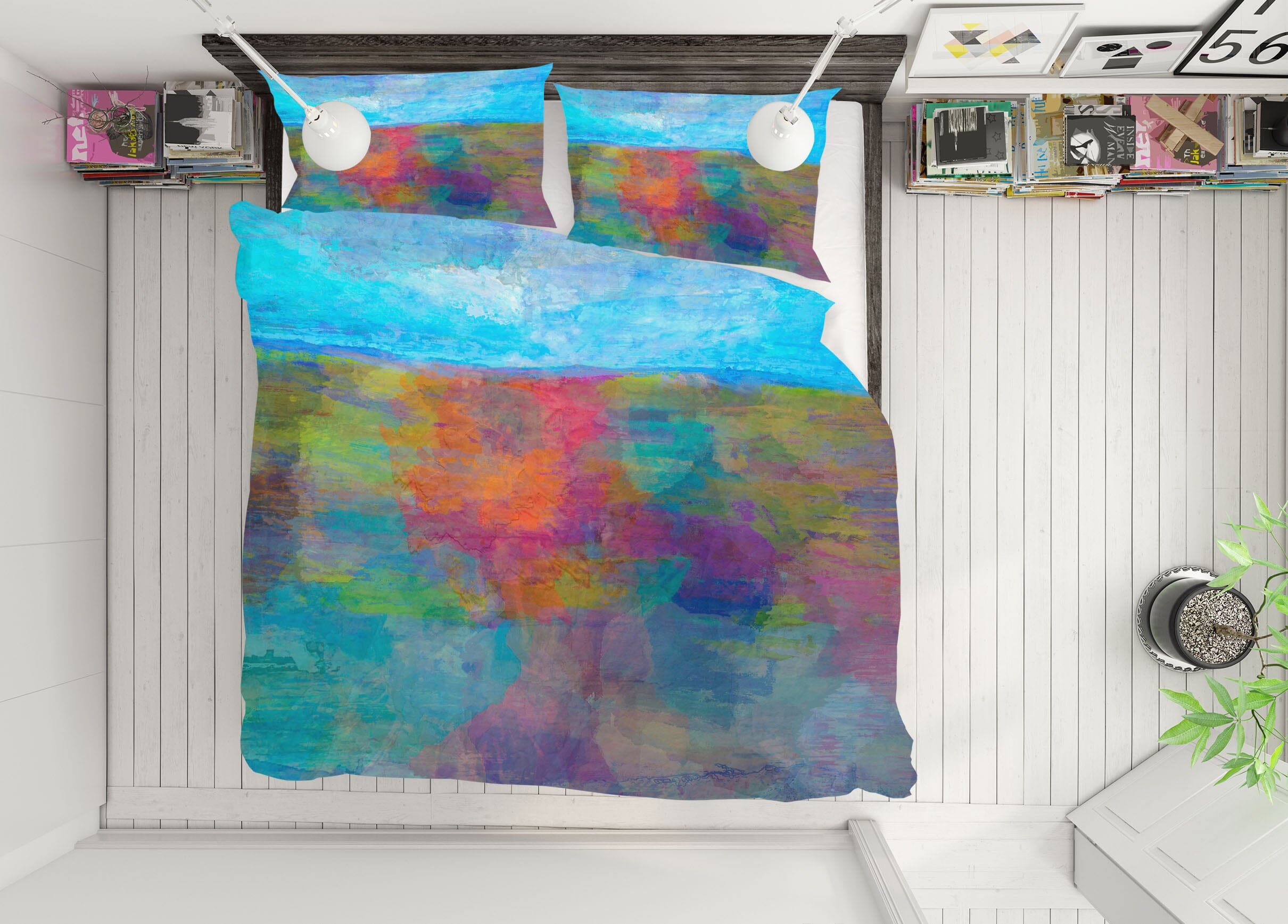 3D Ink Graffiti 2115 Michael Tienhaara Bedding Bed Pillowcases Quilt Quiet Covers AJ Creativity Home 