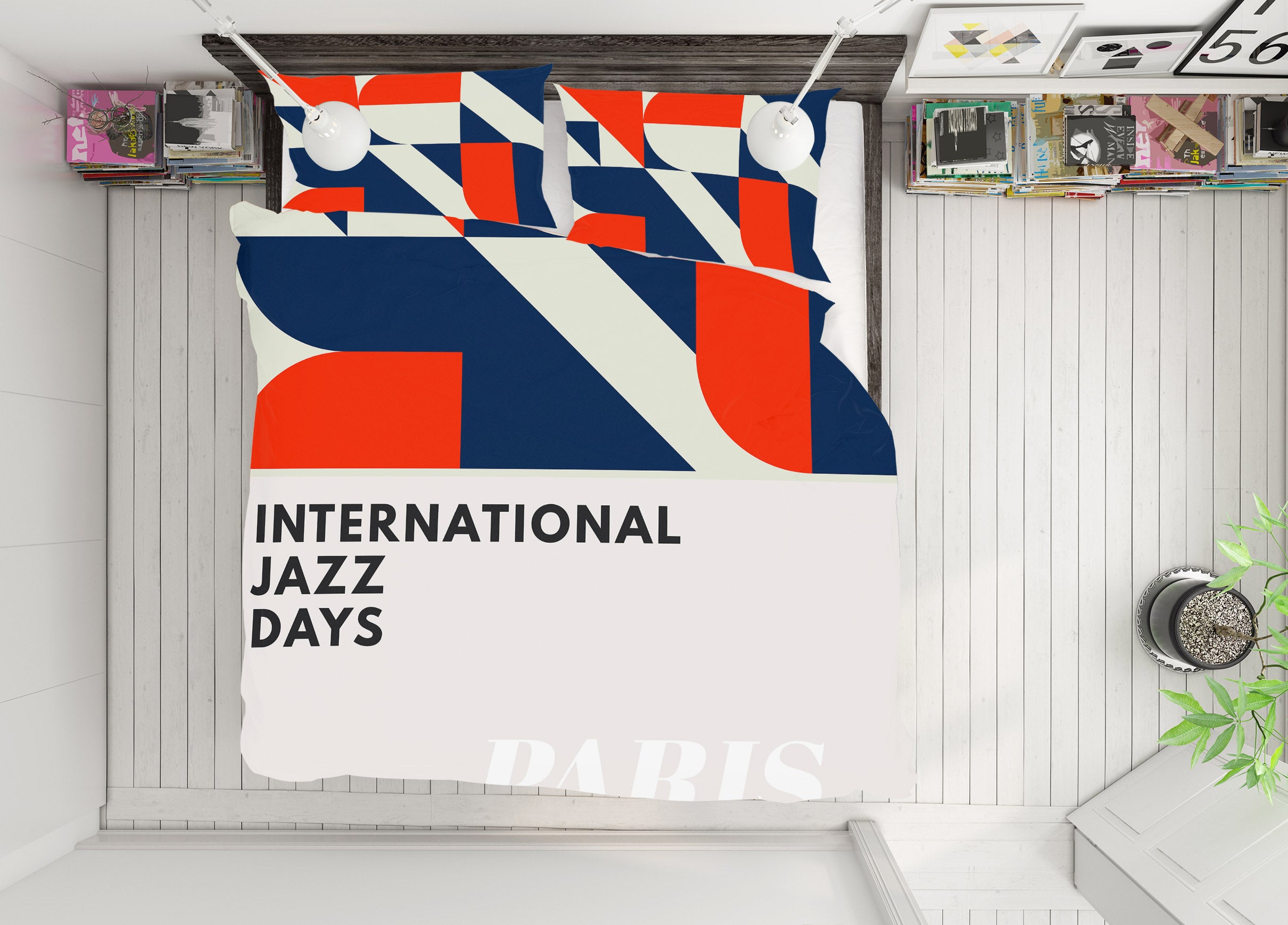 3D Blue Semicircle Graphics 163 Boris Draschoff Bedding Bed Pillowcases Quilt