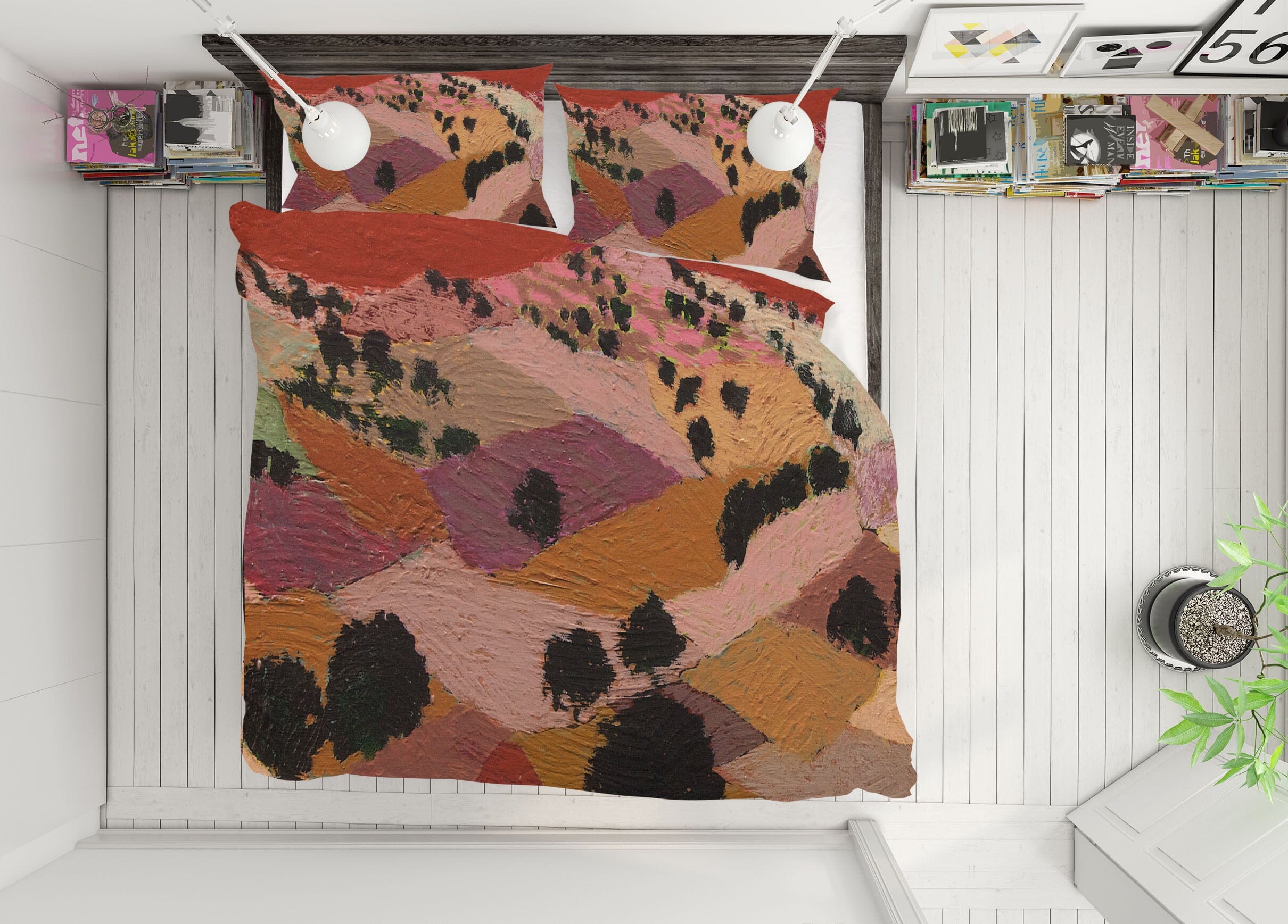 3D Desert Tree 104 Allan P. Friedlander Bedding Bed Pillowcases Quilt Quiet Covers AJ Creativity Home 