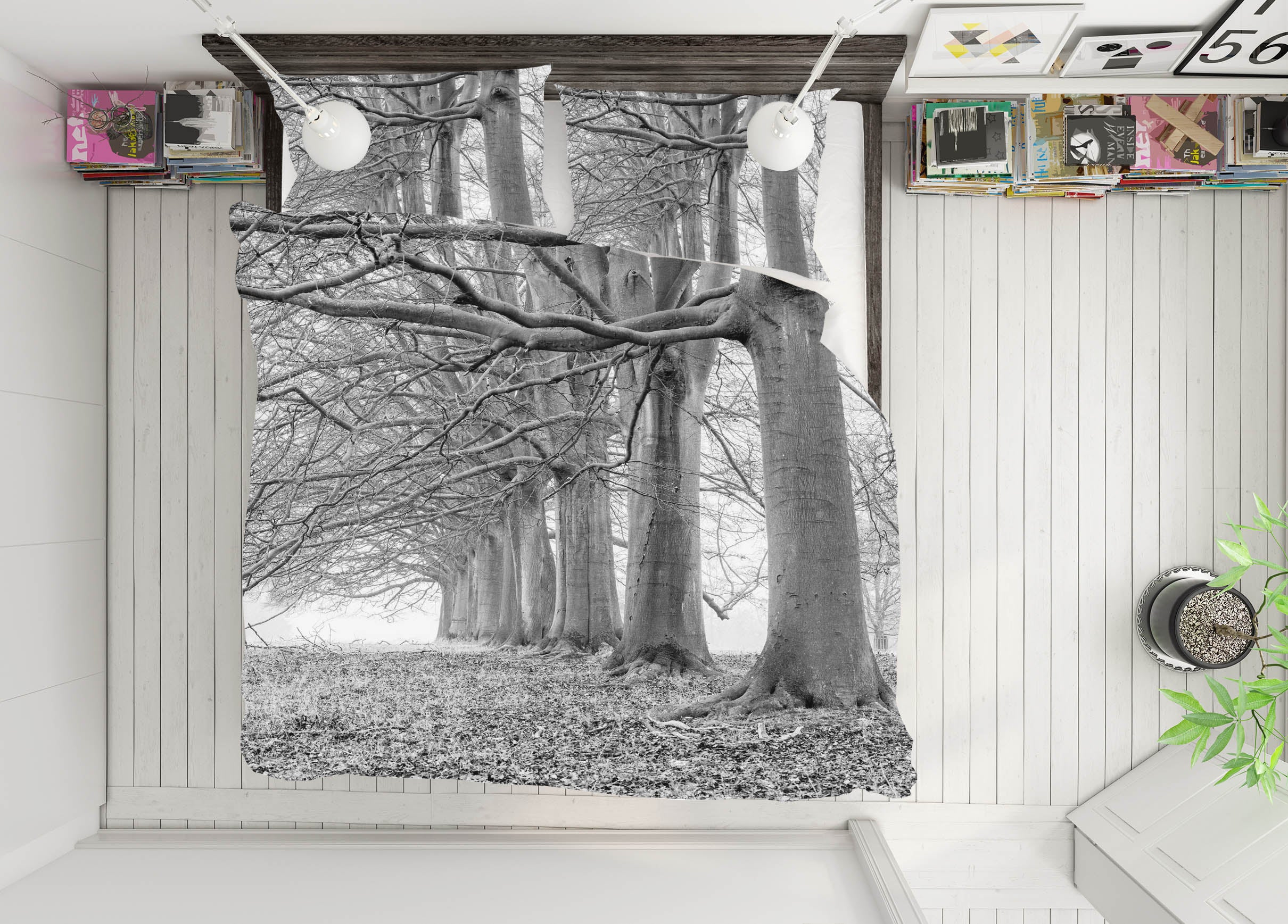 3D Trees 8662 Assaf Frank Bedding Bed Pillowcases Quilt