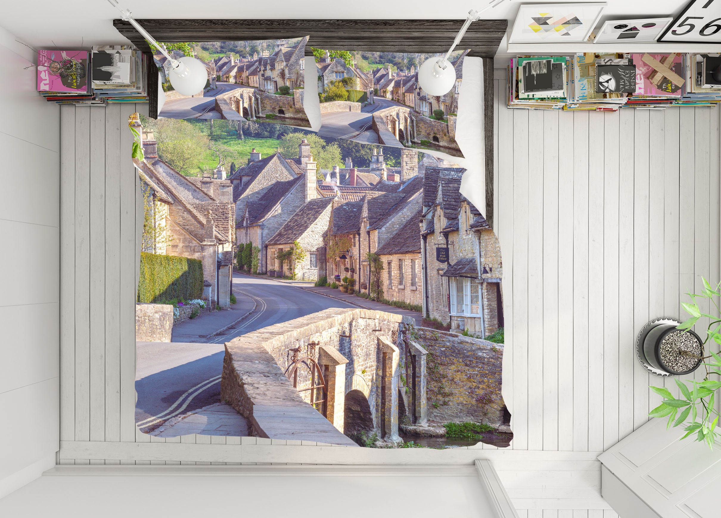 3D Summer Village 7184 Assaf Frank Bedding Bed Pillowcases Quilt Cover Duvet Cover