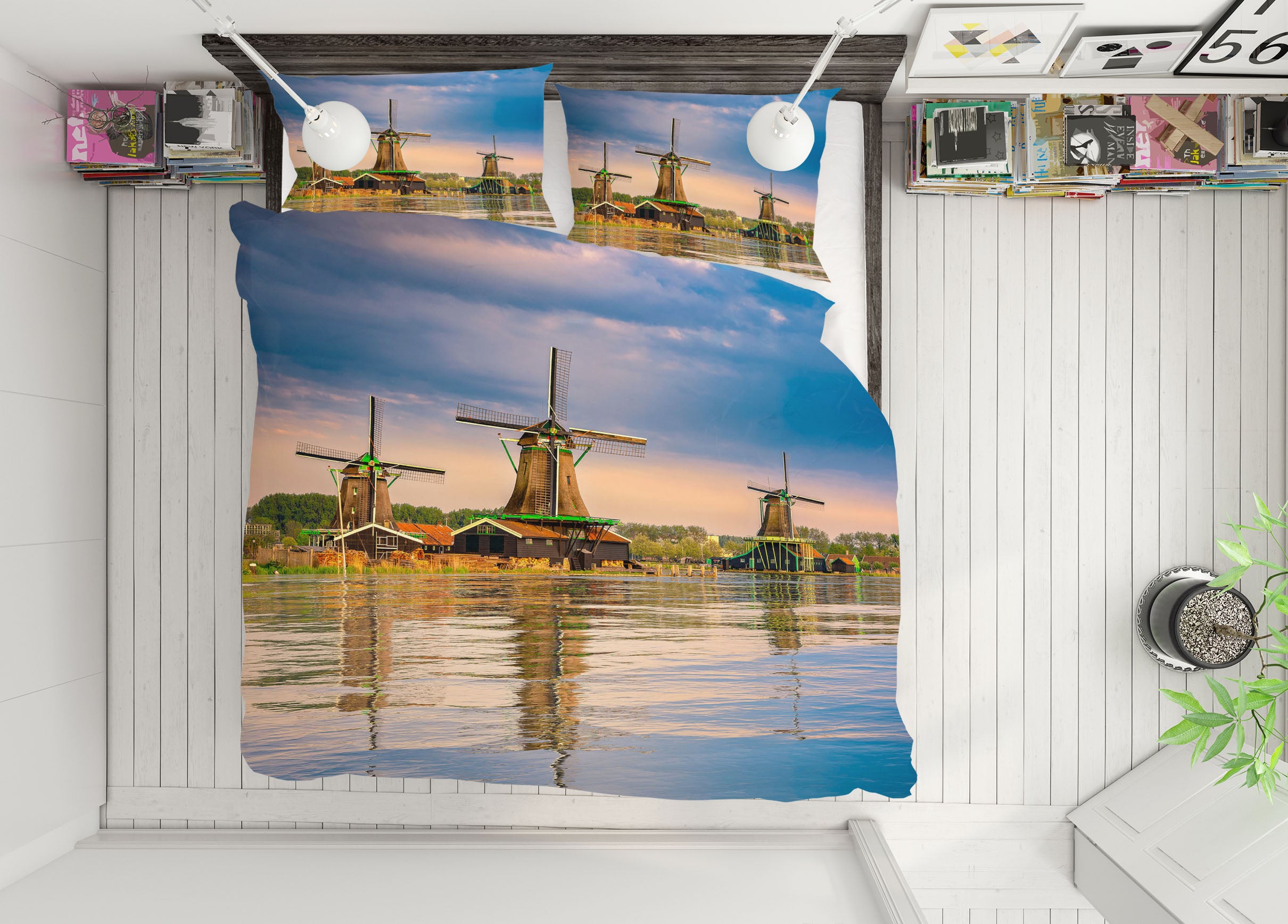 3D Holland Memories 032 Marco Carmassi Bedding Bed Pillowcases Quilt