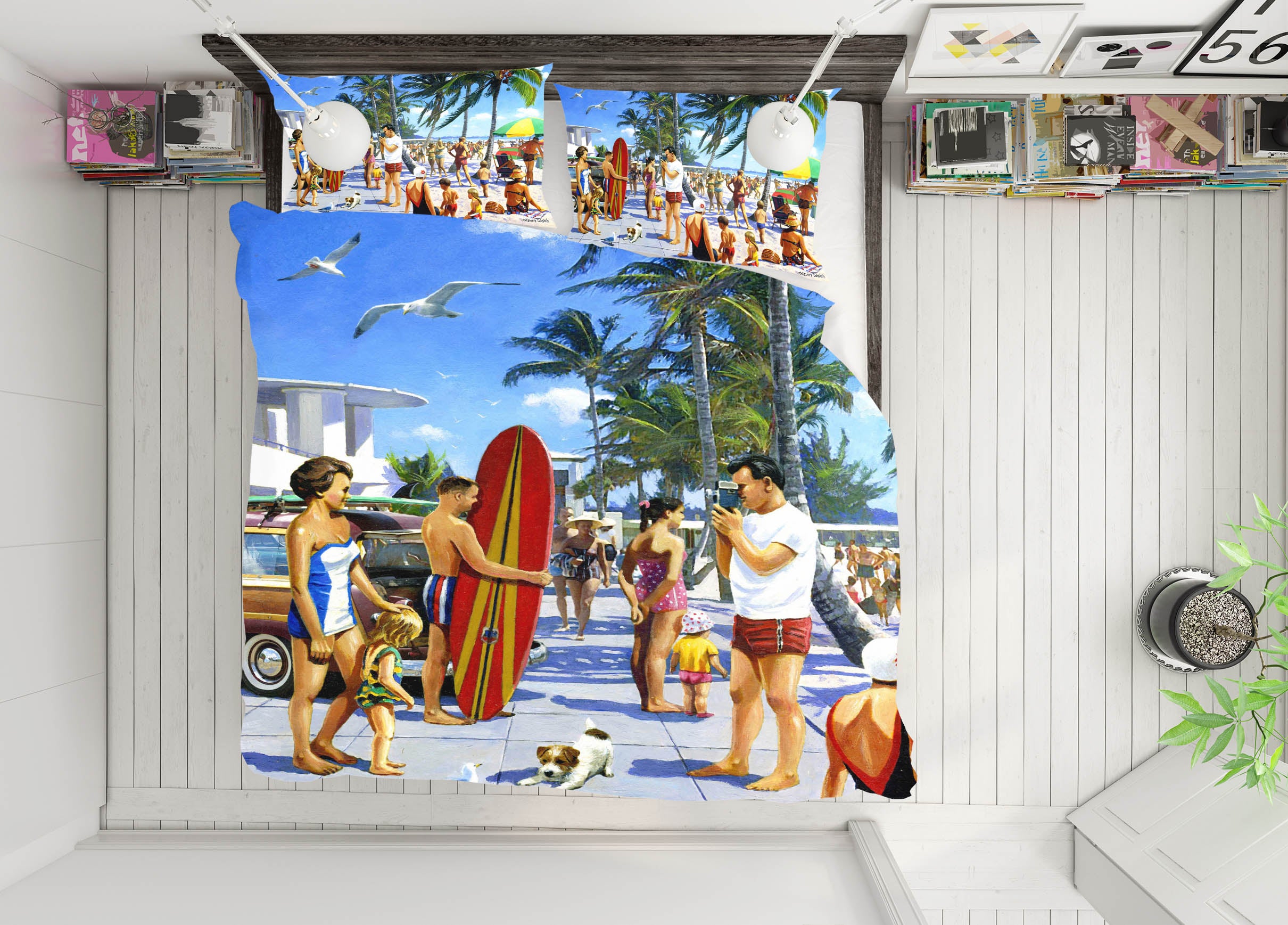 3D Beach 12531 Kevin Walsh Bedding Bed Pillowcases Quilt