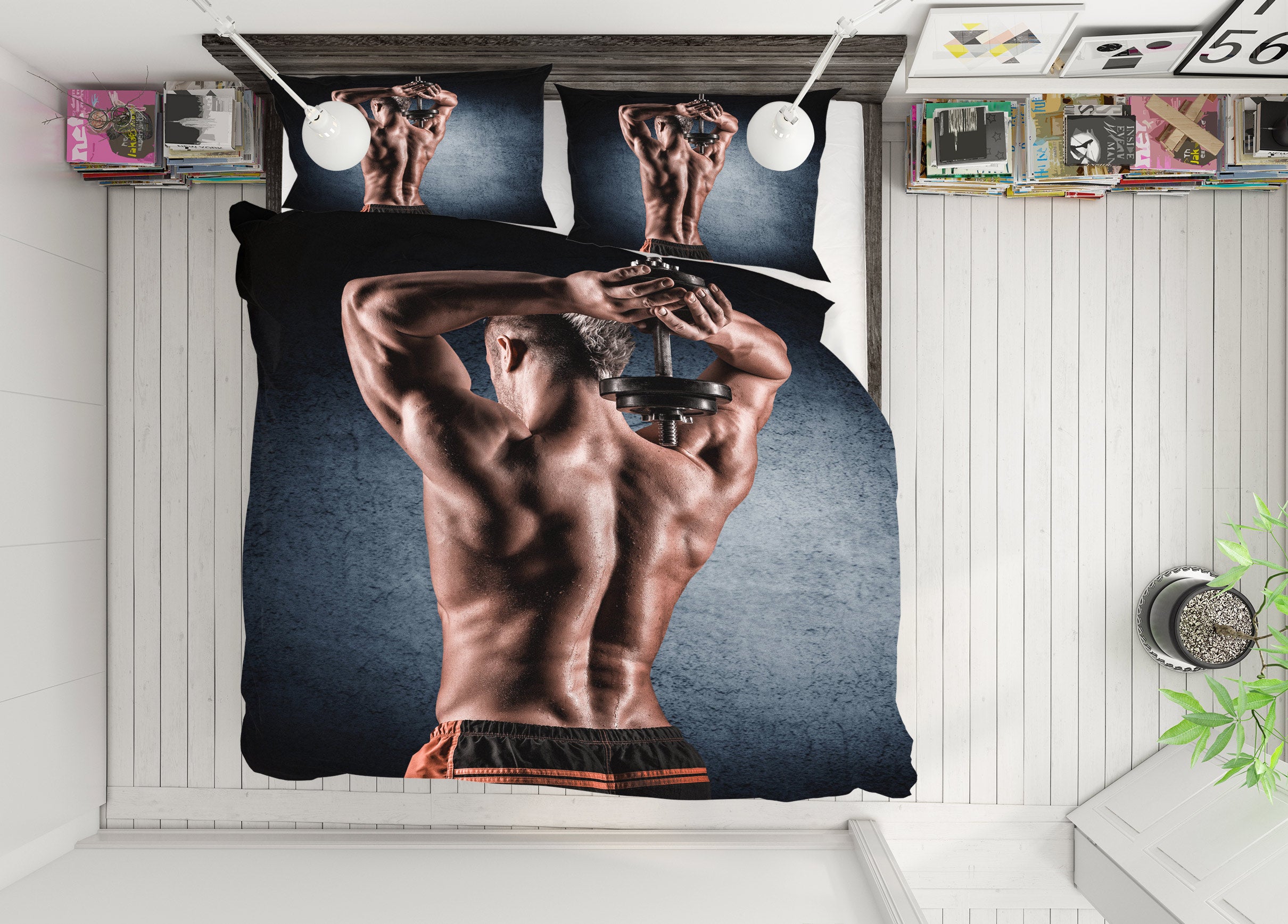 3D Fitness 14118 Bed Pillowcases Quilt