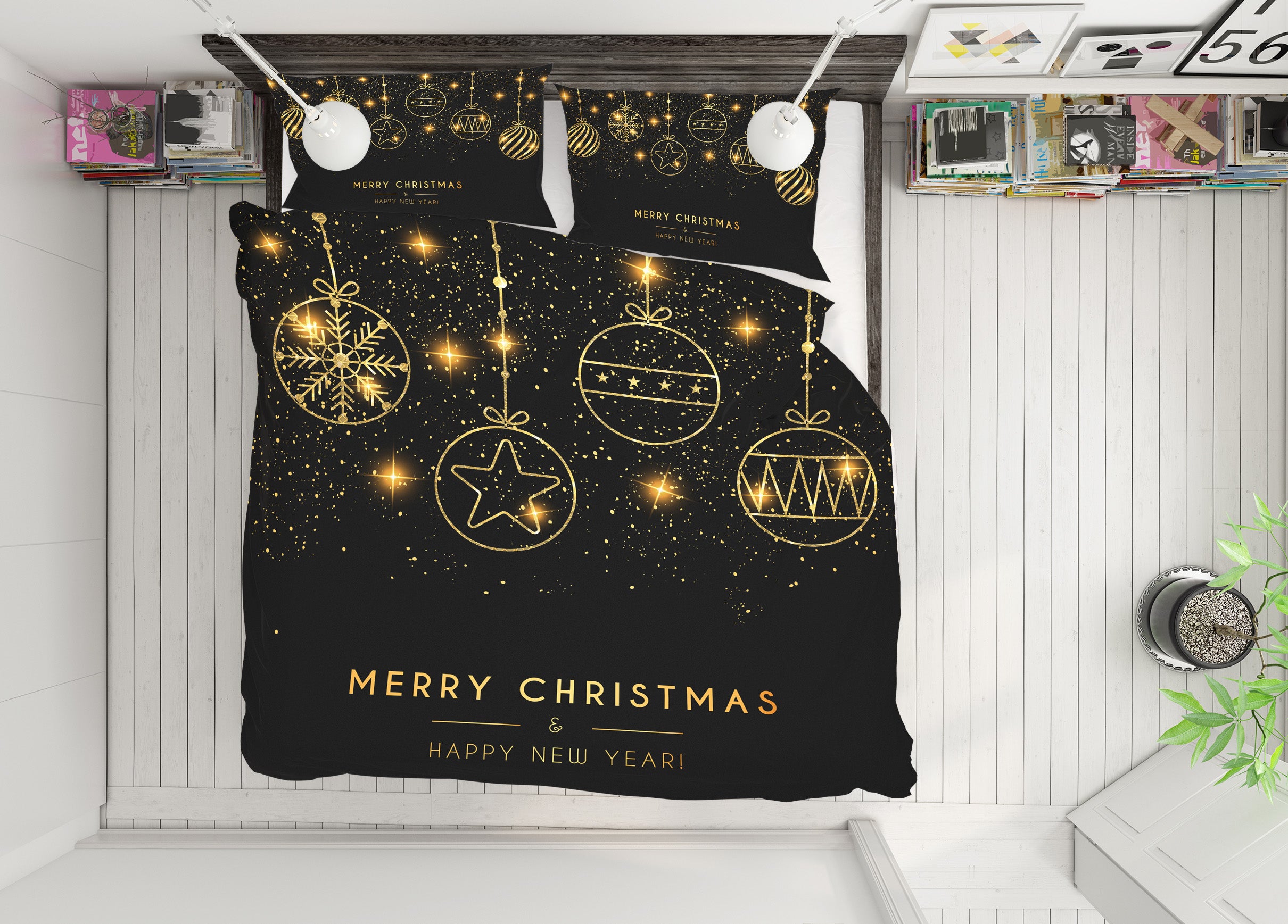 3D Ball Pendant 60250 Bed Pillowcases Quilt