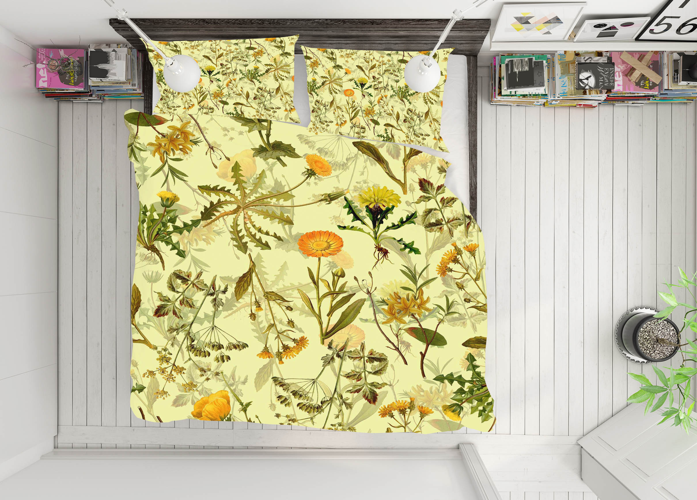 3D Leaves 18203 Uta Naumann Bedding Bed Pillowcases Quilt