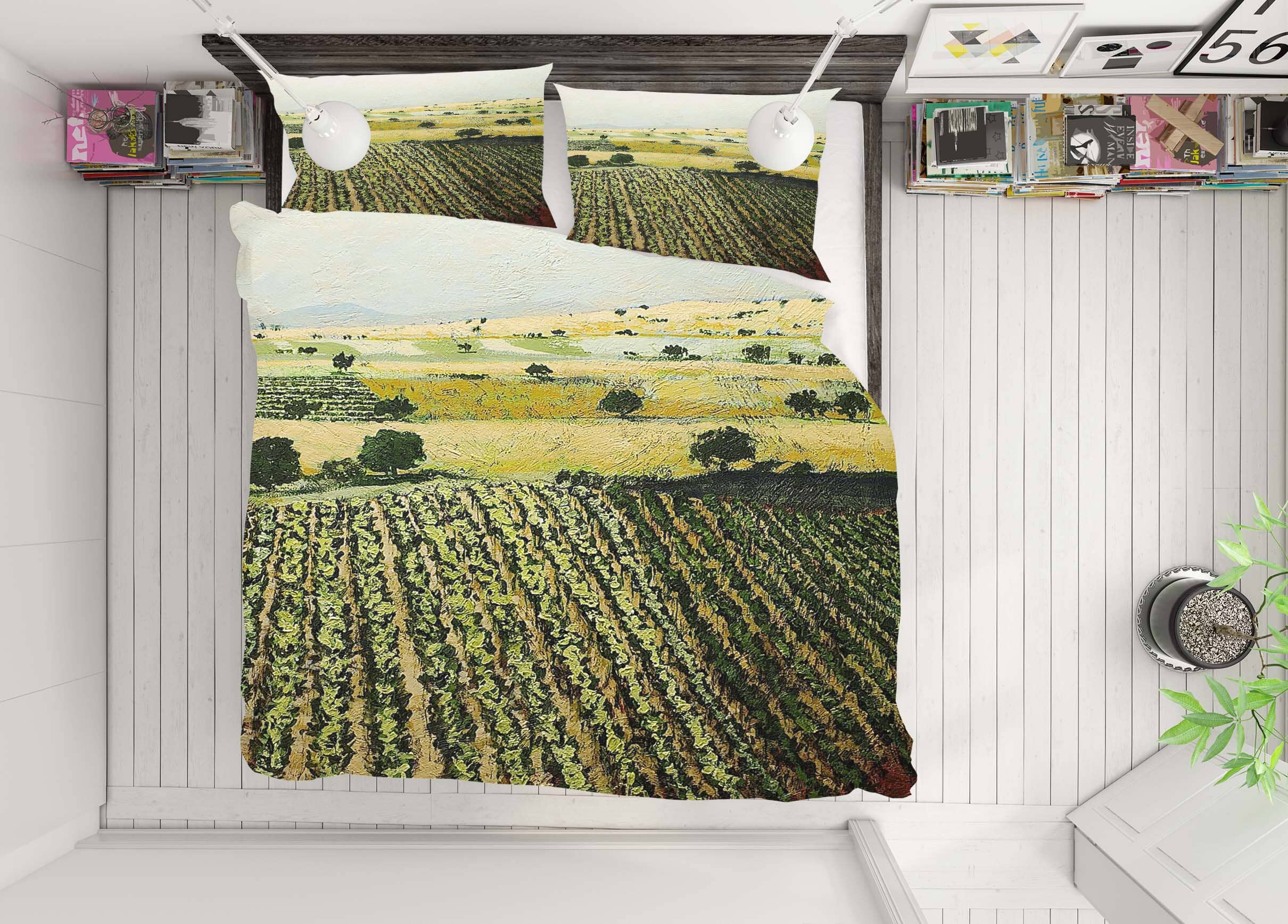 3D Storms Over 2101 Allan P. Friedlander Bedding Bed Pillowcases Quilt Quiet Covers AJ Creativity Home 