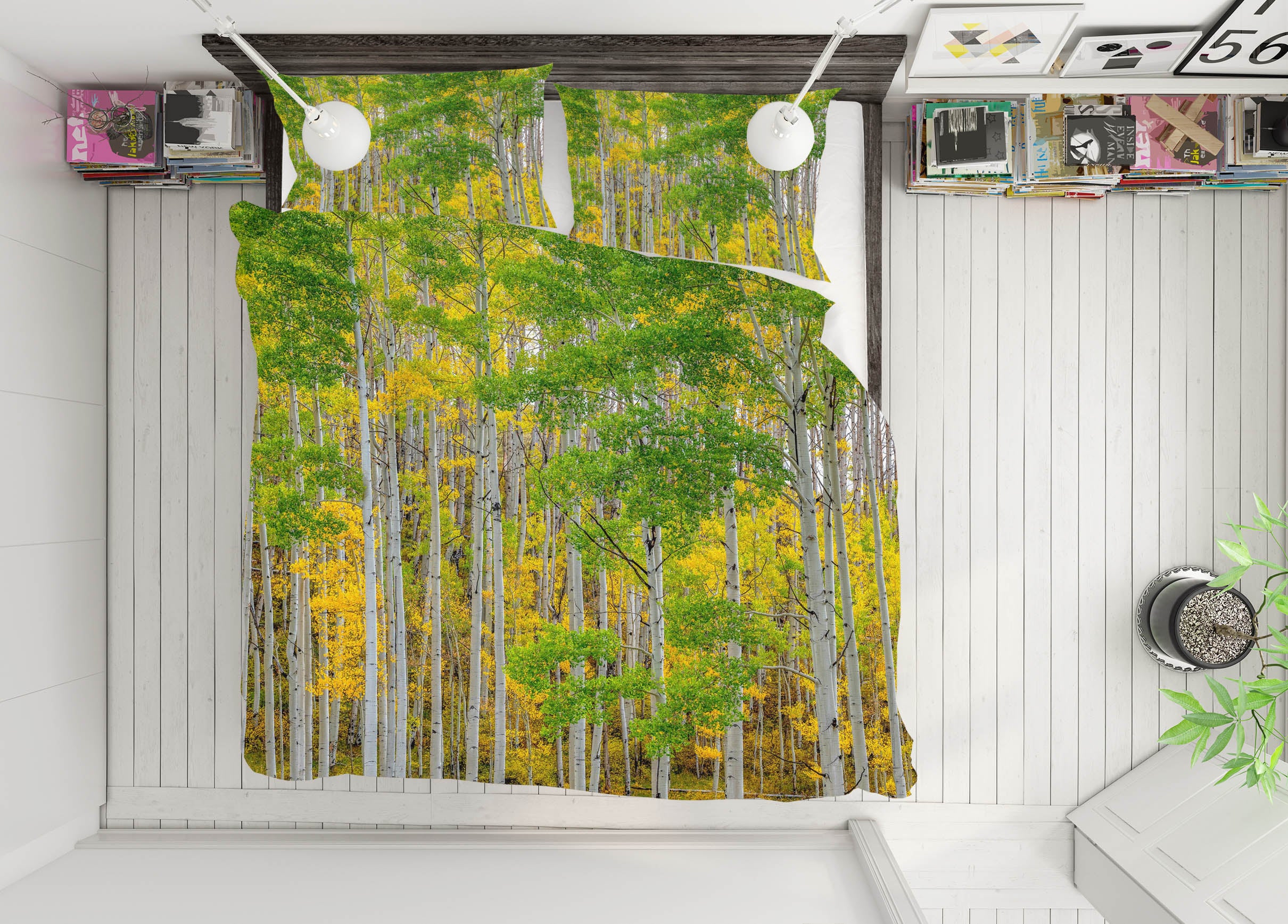 3D Forest Land 149 Marco Carmassi Bedding Bed Pillowcases Quilt