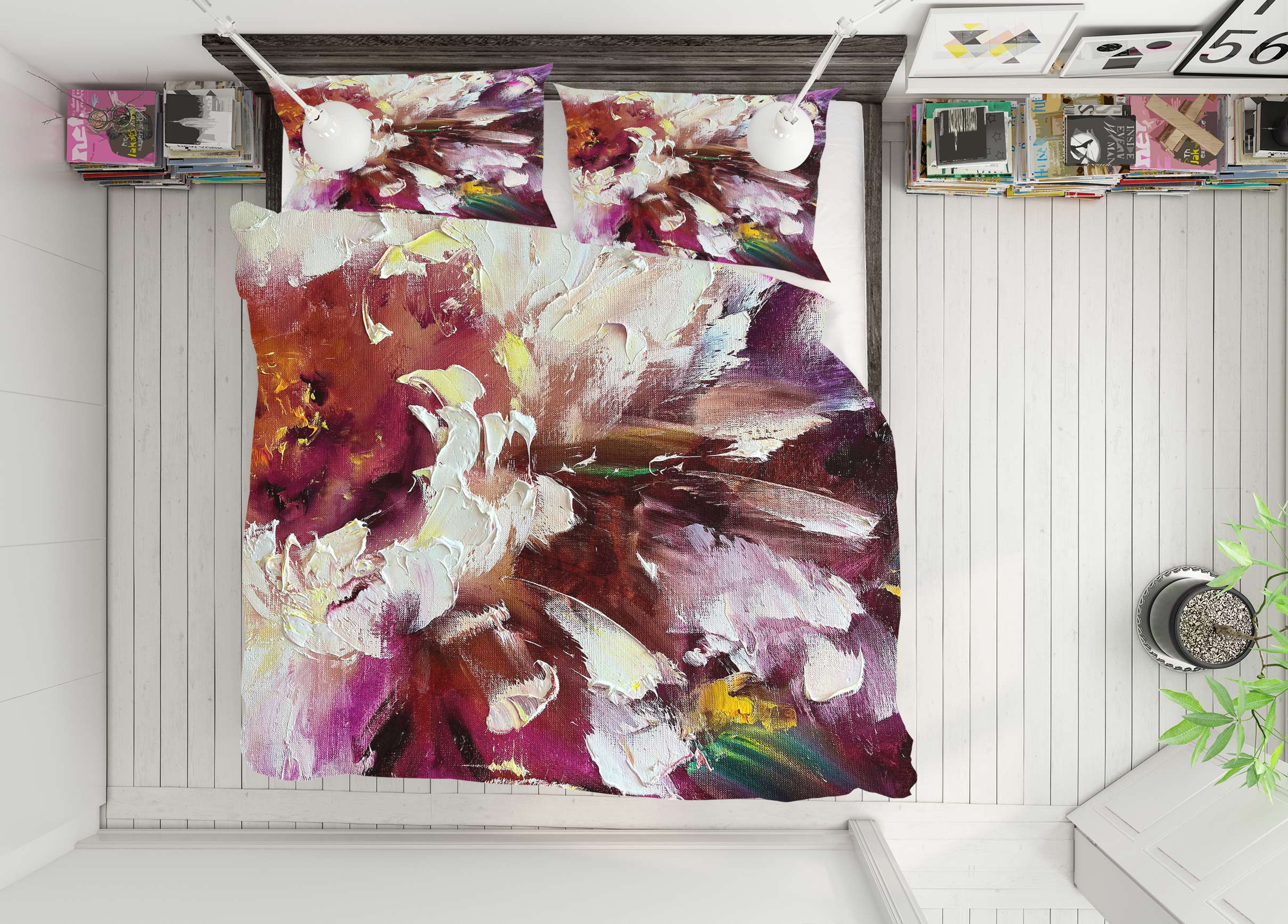 3D Flower Paint 435 Skromova Marina Bedding Bed Pillowcases Quilt