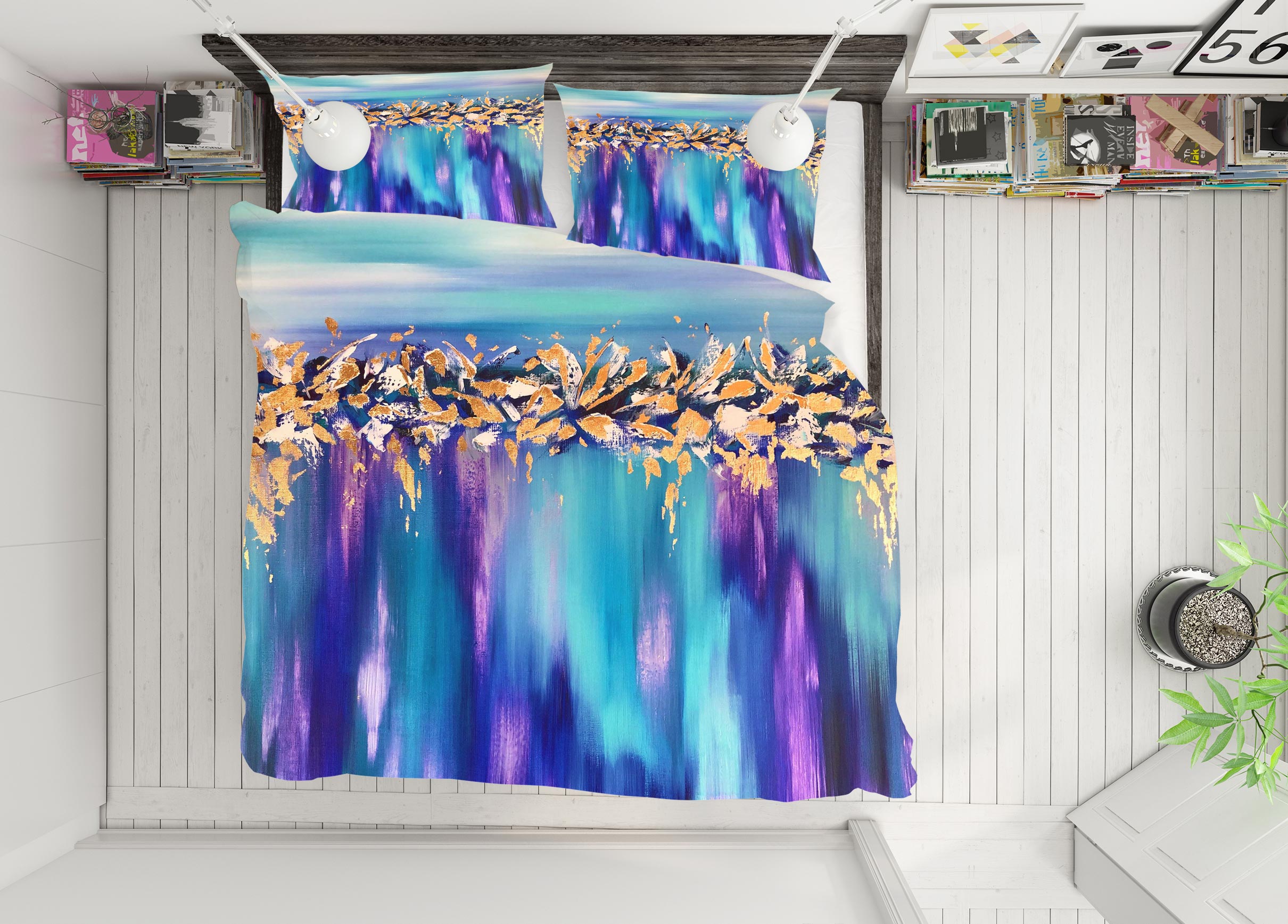 3D Petal Texture 492 Skromova Marina Bedding Bed Pillowcases Quilt