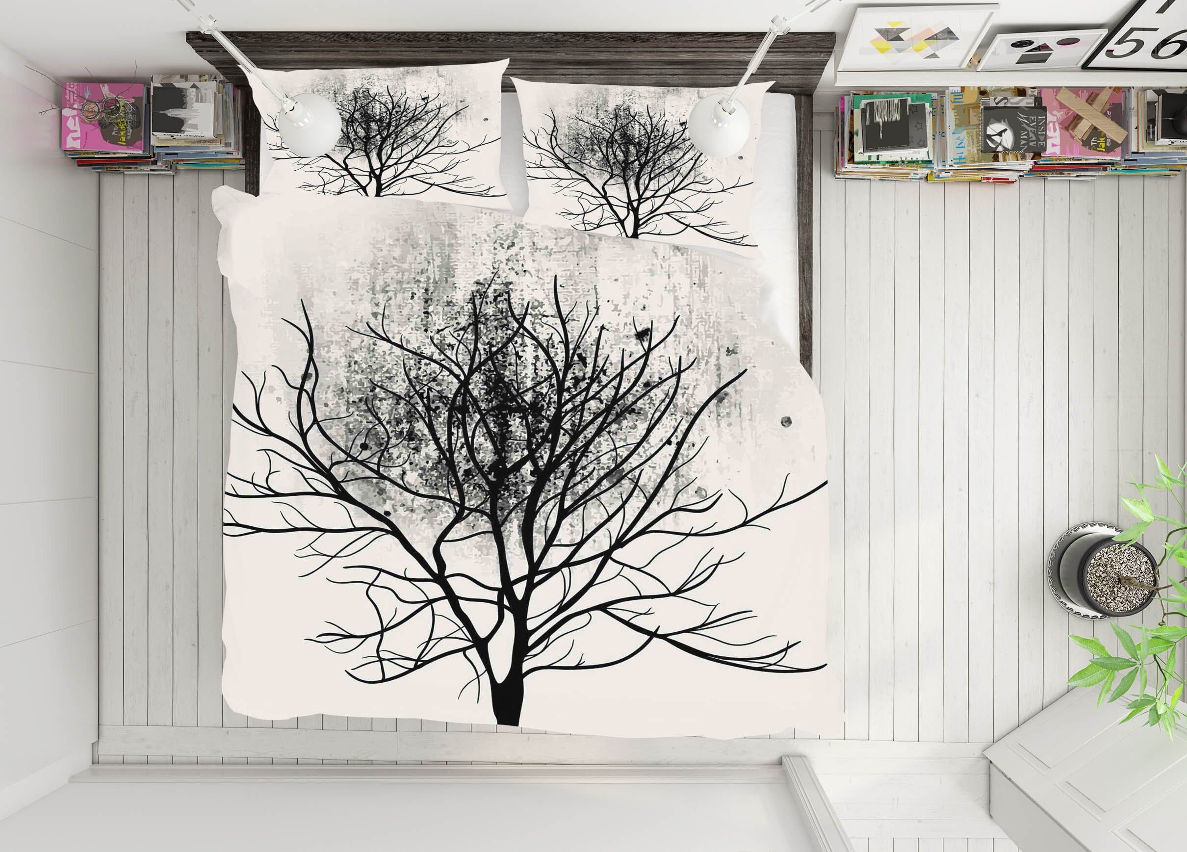 3D Dead Branch 2123 Boris Draschoff Bedding Bed Pillowcases Quilt Quiet Covers AJ Creativity Home 