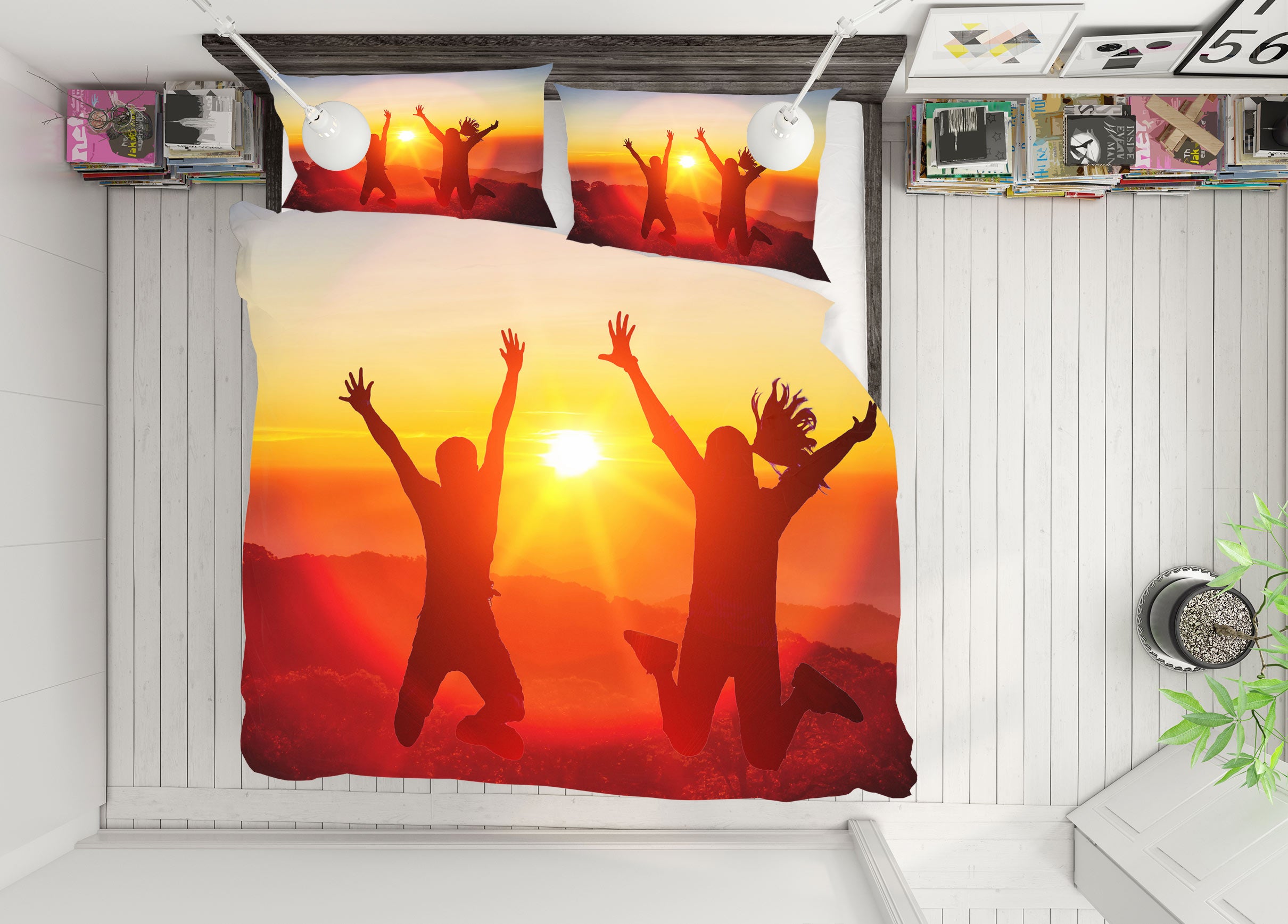 3D Jump 14168 Bed Pillowcases Quilt