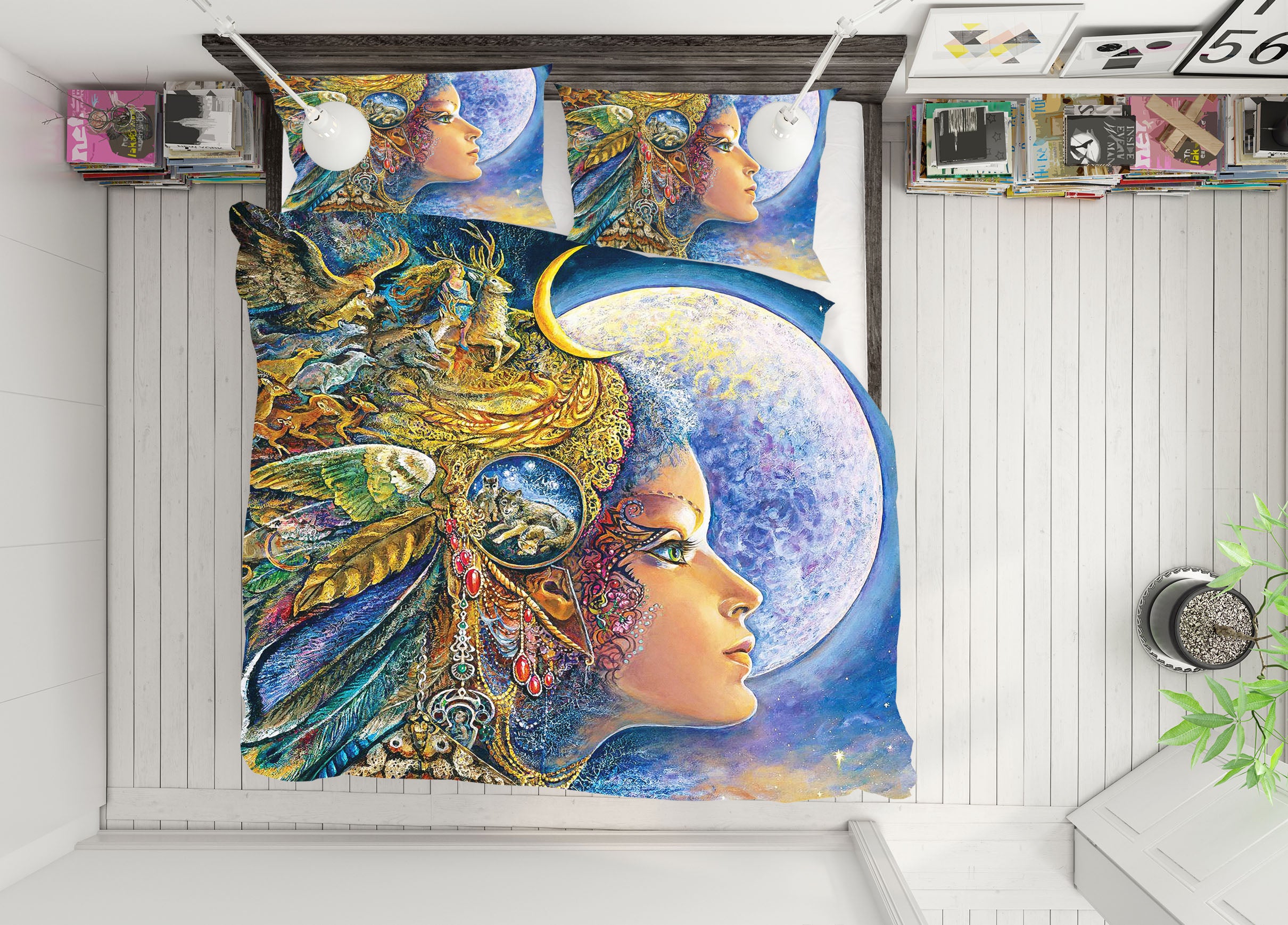 3D Female Planet 12150 Bed Pillowcases Quilt