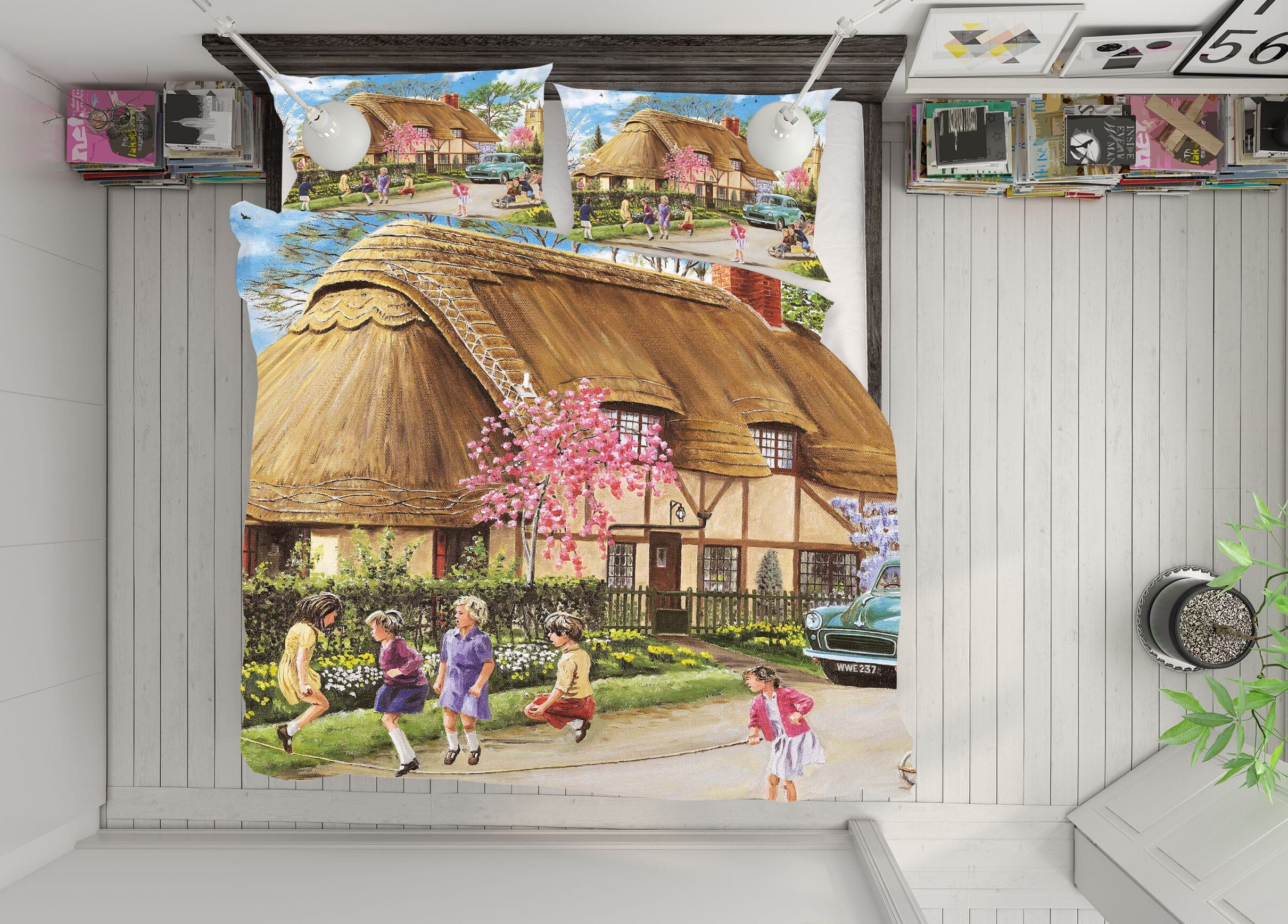 3D Spring In Their Heels 2052 Trevor Mitchell bedding Bed Pillowcases Quilt Quiet Covers AJ Creativity Home 