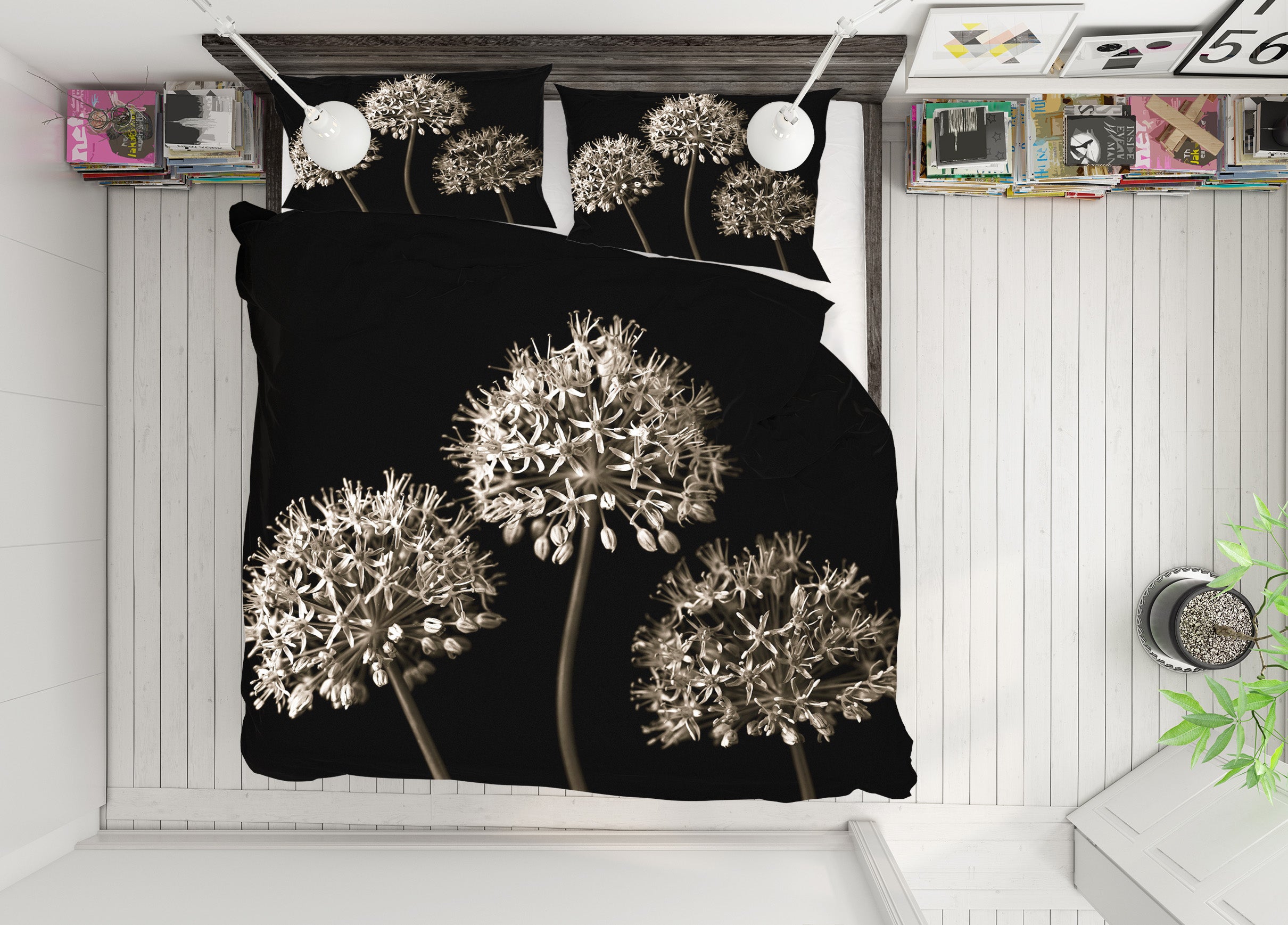 3D Dandelion 7103 Assaf Frank Bedding Bed Pillowcases Quilt Cover Duvet Cover