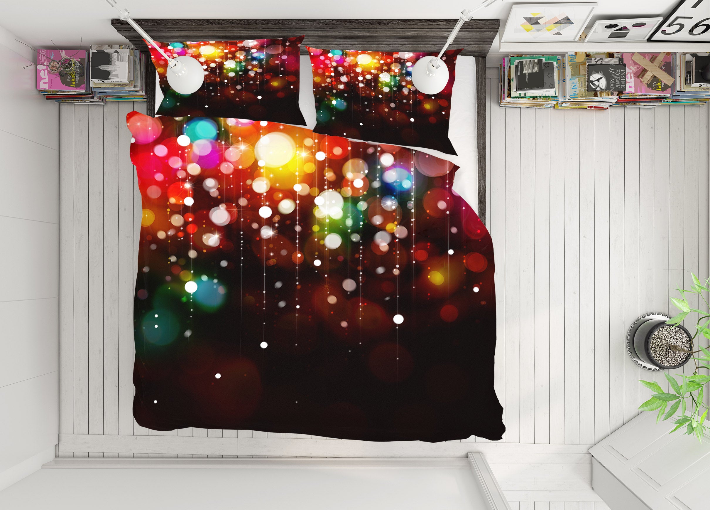 3D Color Aperture 51077 Christmas Quilt Duvet Cover Xmas Bed Pillowcases
