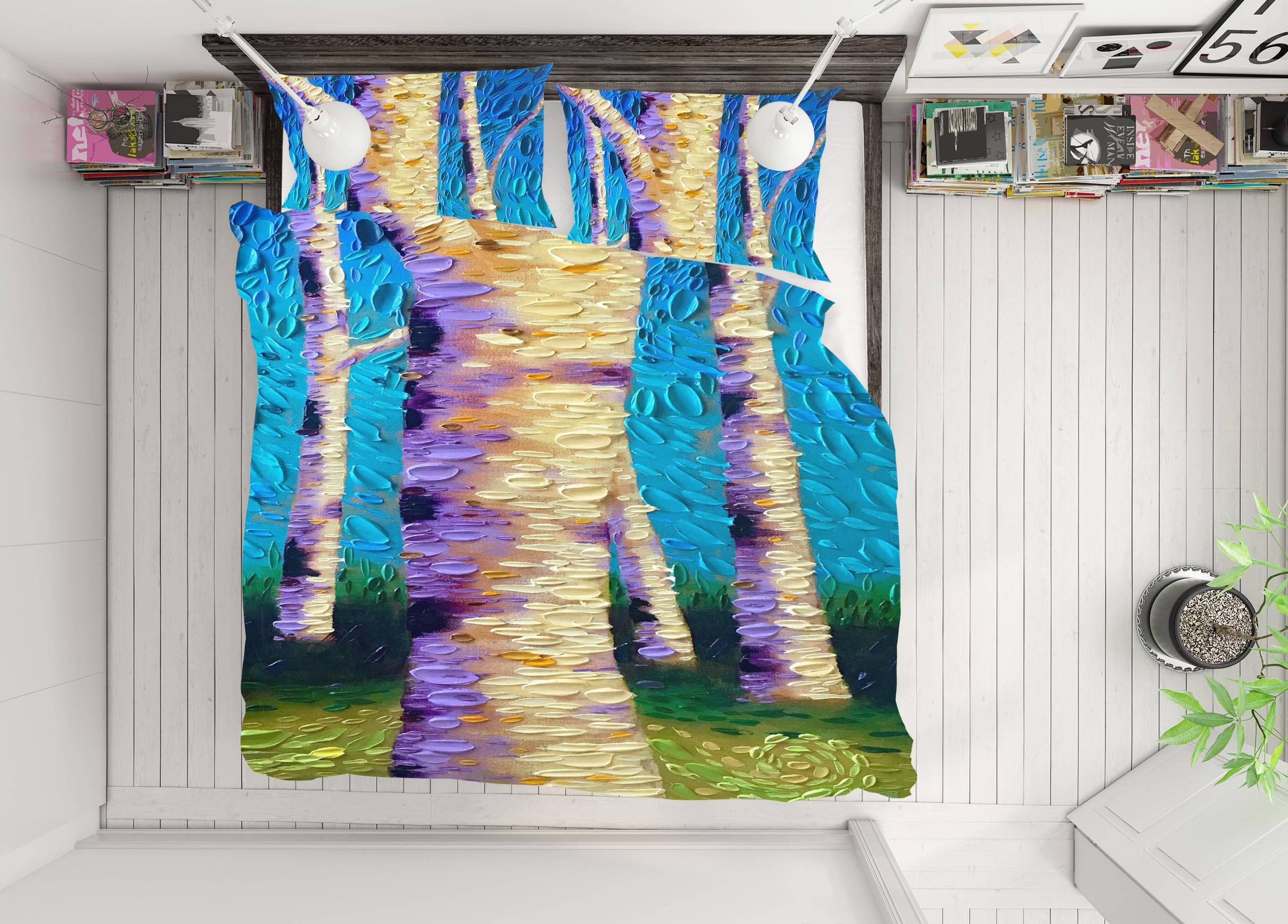 3D Trunk 2104 Dena Tollefson bedding Bed Pillowcases Quilt Quiet Covers AJ Creativity Home 