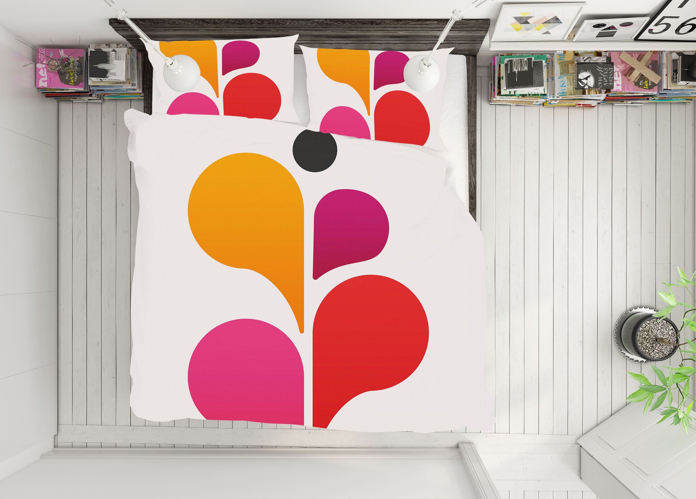 3D Abstract Dancer 103 Boris Draschoff Bedding Bed Pillowcases Quilt