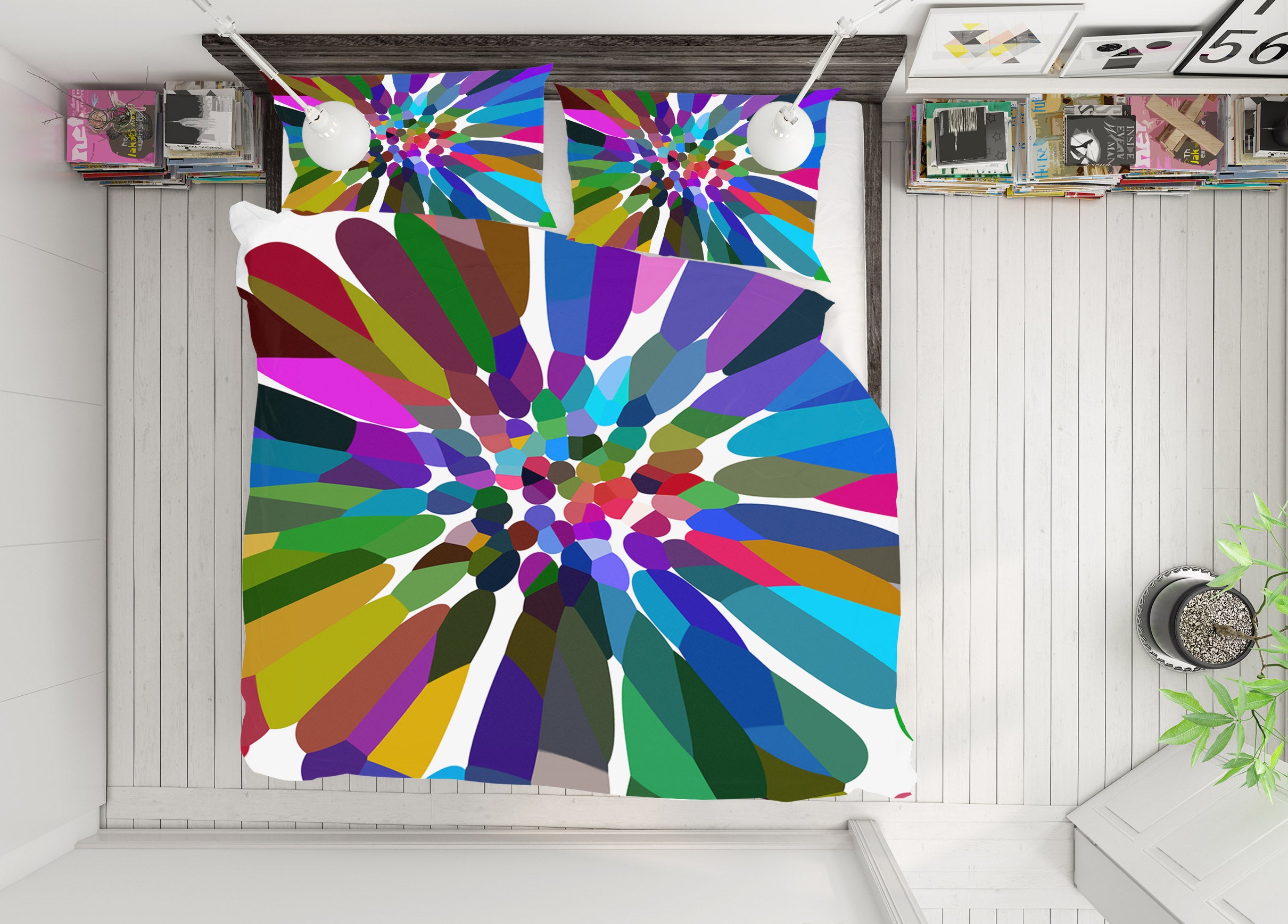 3D Color Petals 19139 Shandra Smith Bedding Bed Pillowcases Quilt