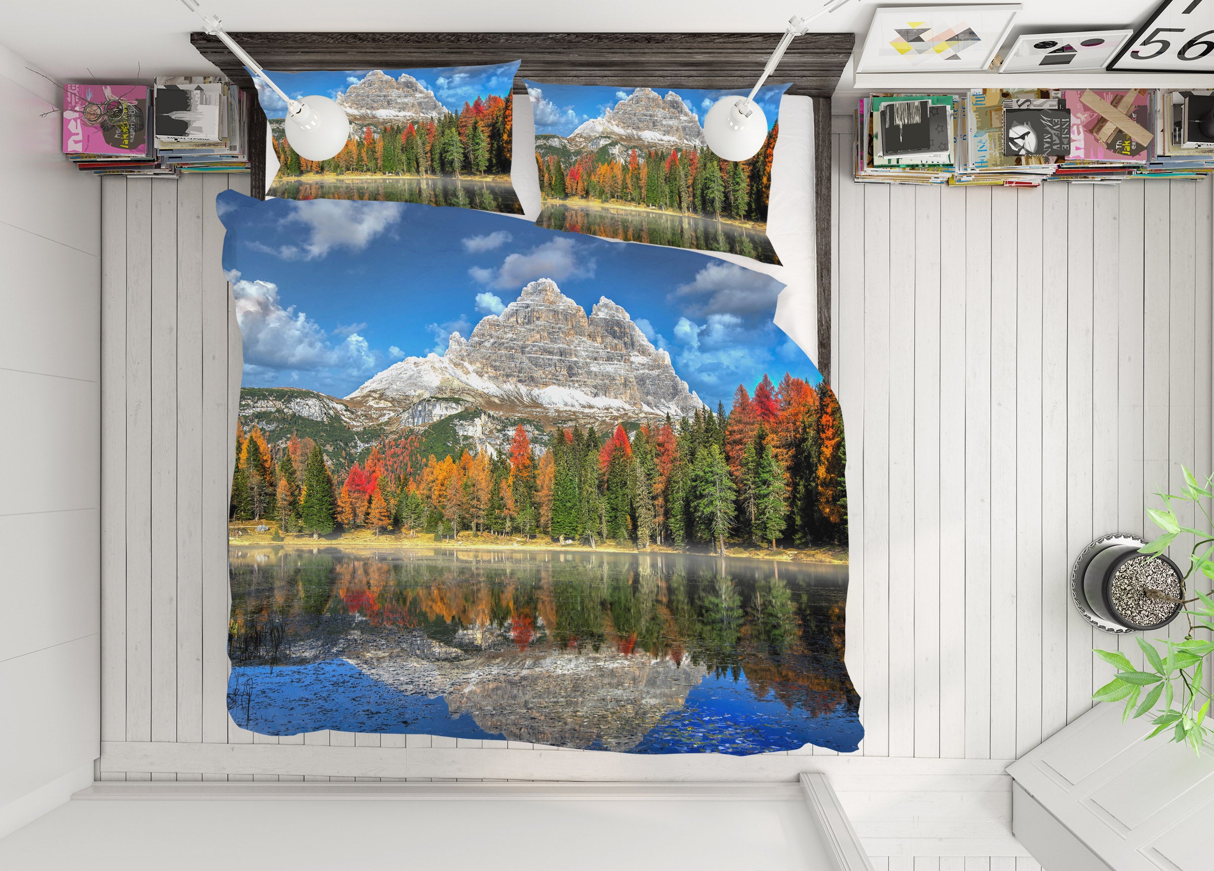 3D Tre Cime Lavaredo 159 Marco Carmassi Bedding Bed Pillowcases Quilt