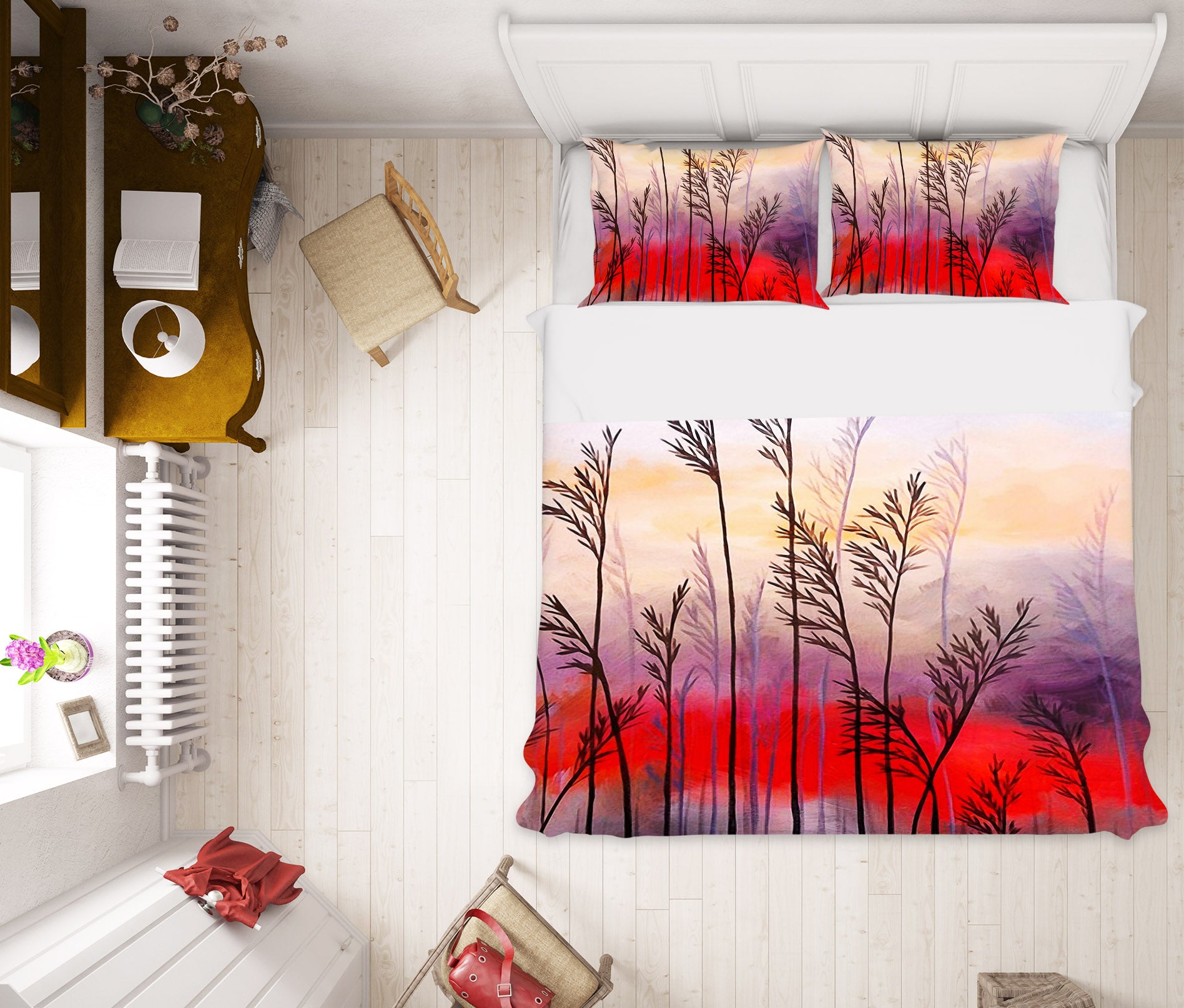 3D Grass 12136 Bed Pillowcases Quilt