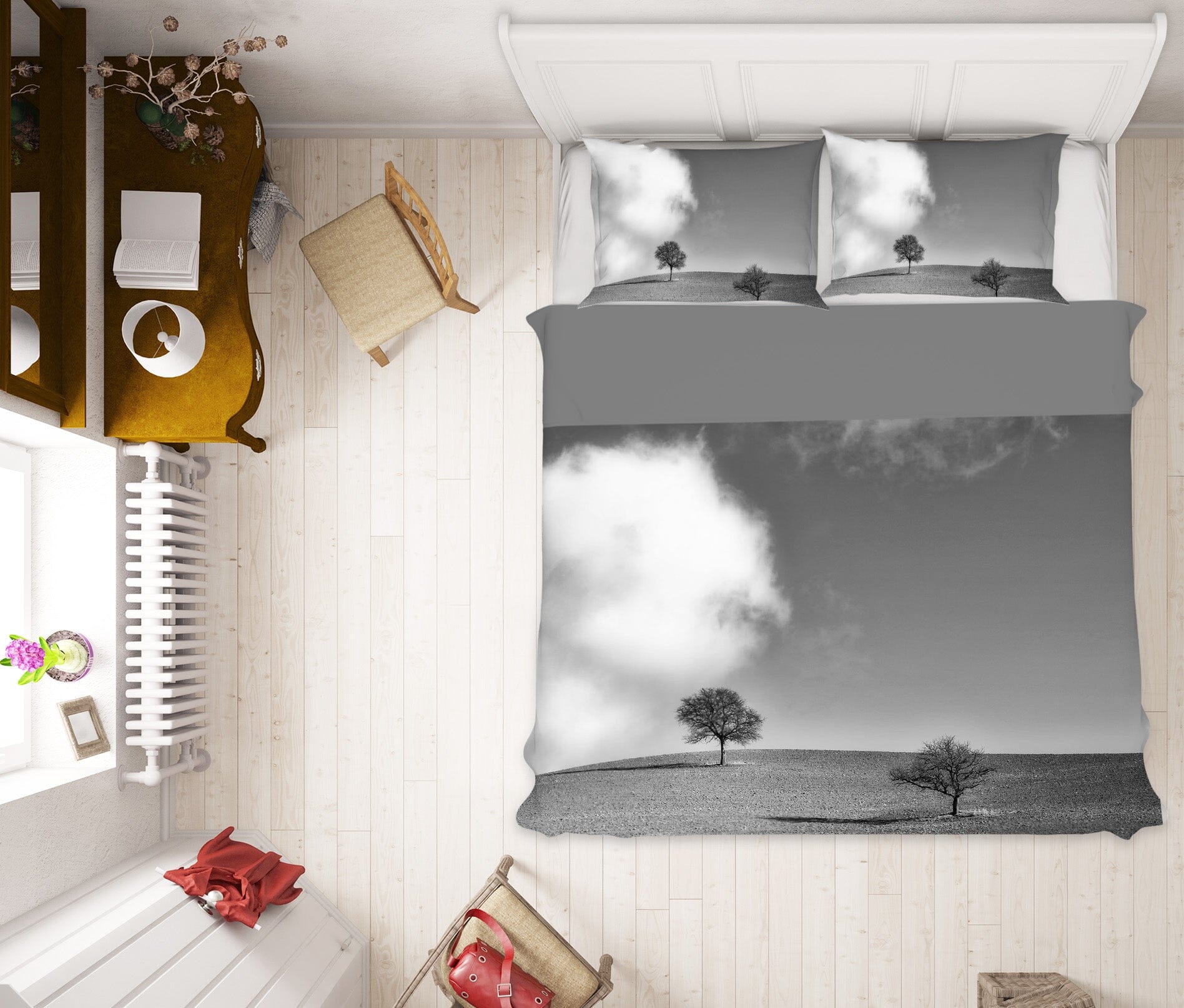 3D Desert Smoke 2118 Marco Carmassi Bedding Bed Pillowcases Quilt Quiet Covers AJ Creativity Home 