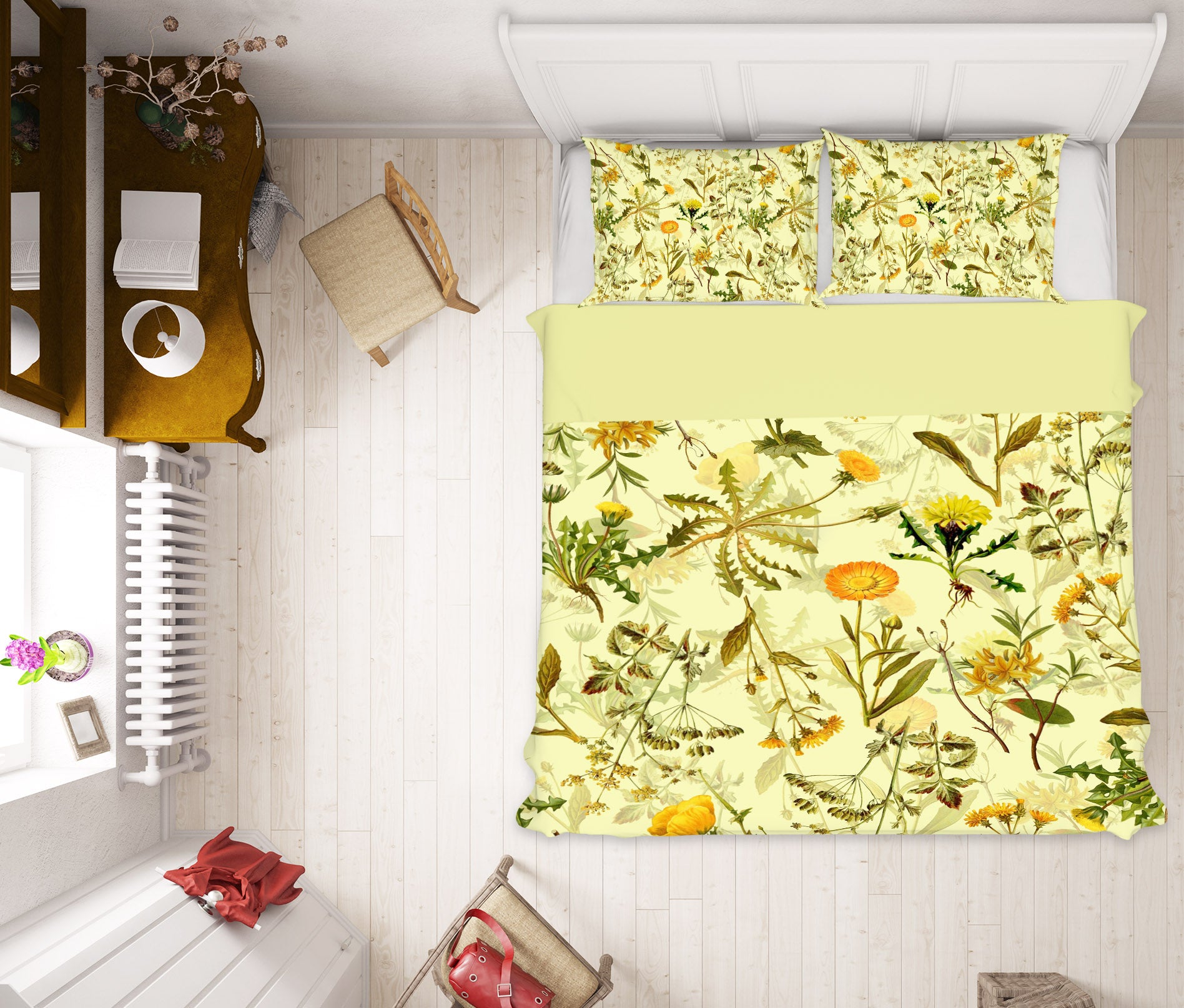 3D Leaves 18203 Uta Naumann Bedding Bed Pillowcases Quilt