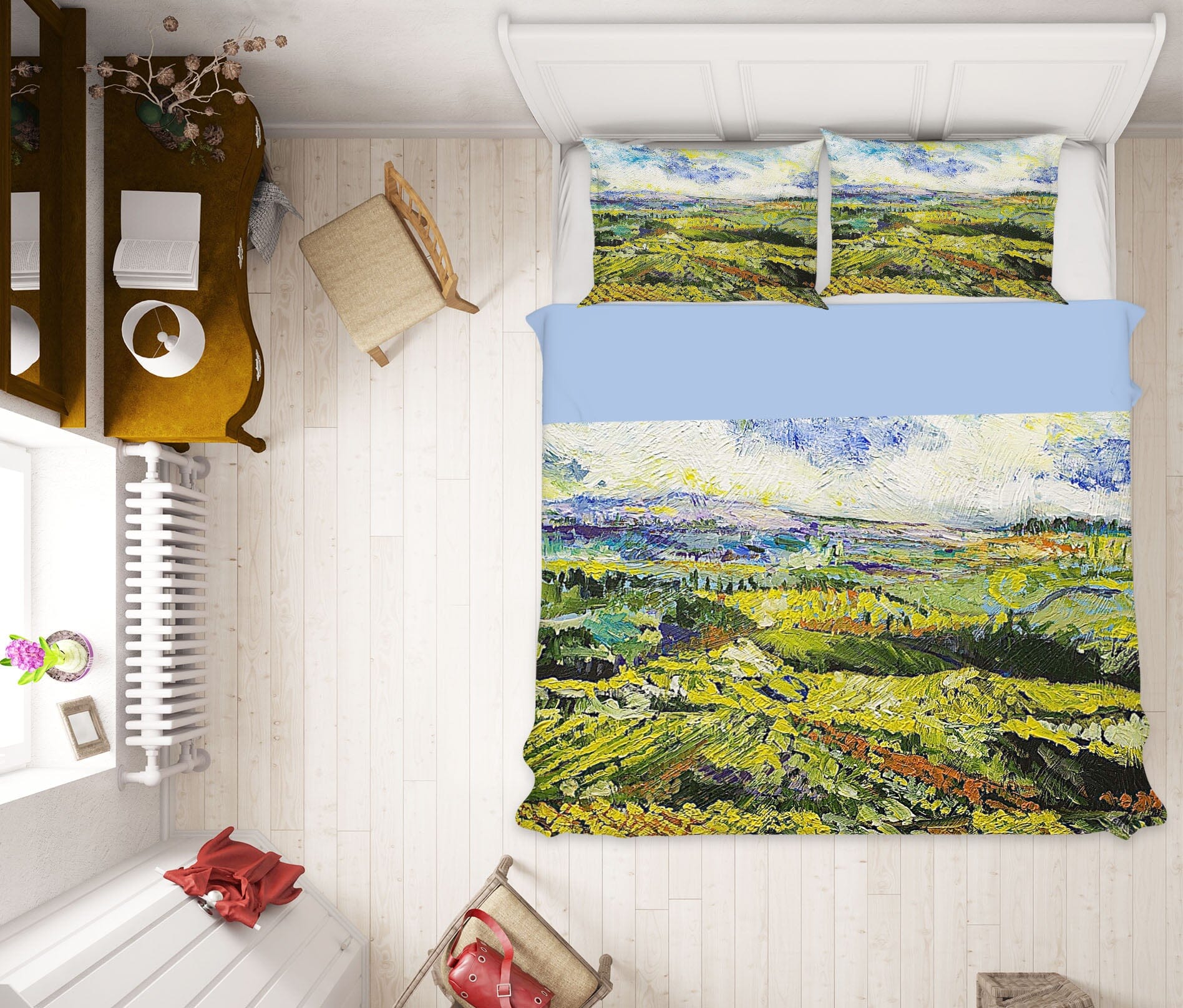 3D Picturesque Countryside 2115 Allan P. Friedlander Bedding Bed Pillowcases Quilt Quiet Covers AJ Creativity Home 