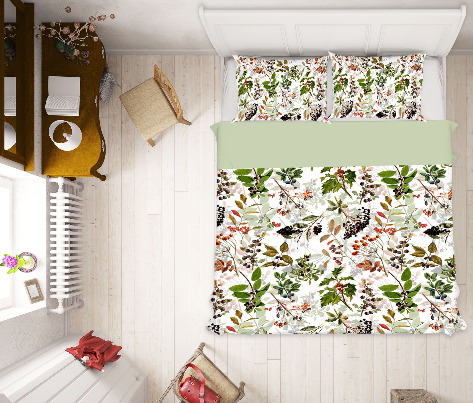 3D Flower Pattern 18220 Uta Naumann Bedding Bed Pillowcases Quilt