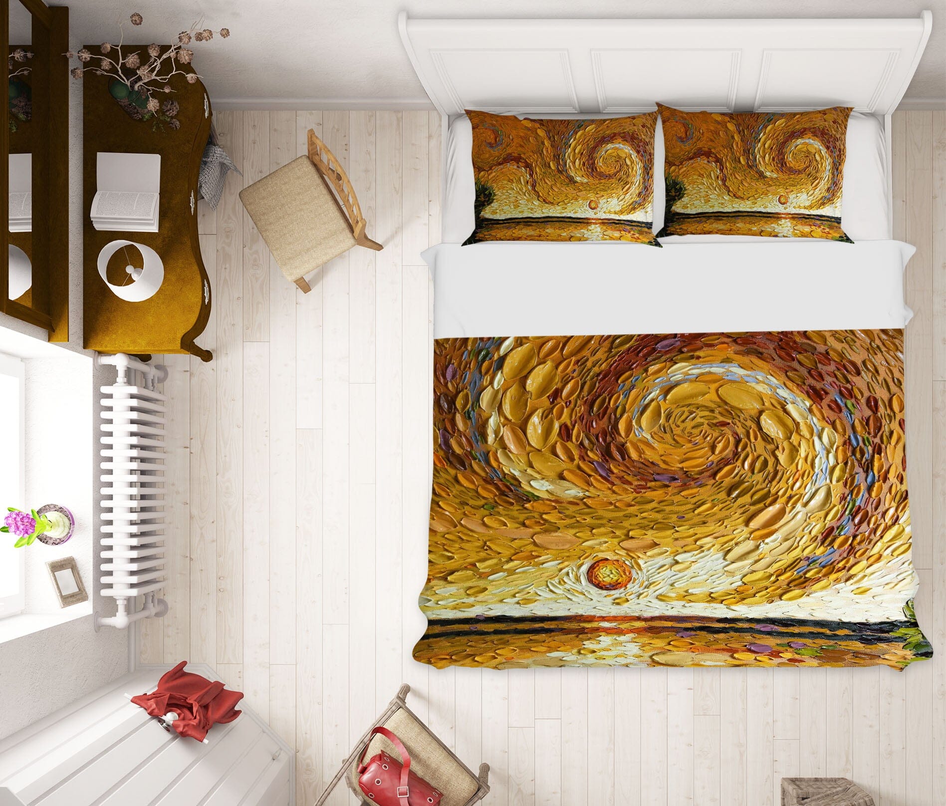 3D Shell Vortex 2112 Dena Tollefson bedding Bed Pillowcases Quilt Quiet Covers AJ Creativity Home 